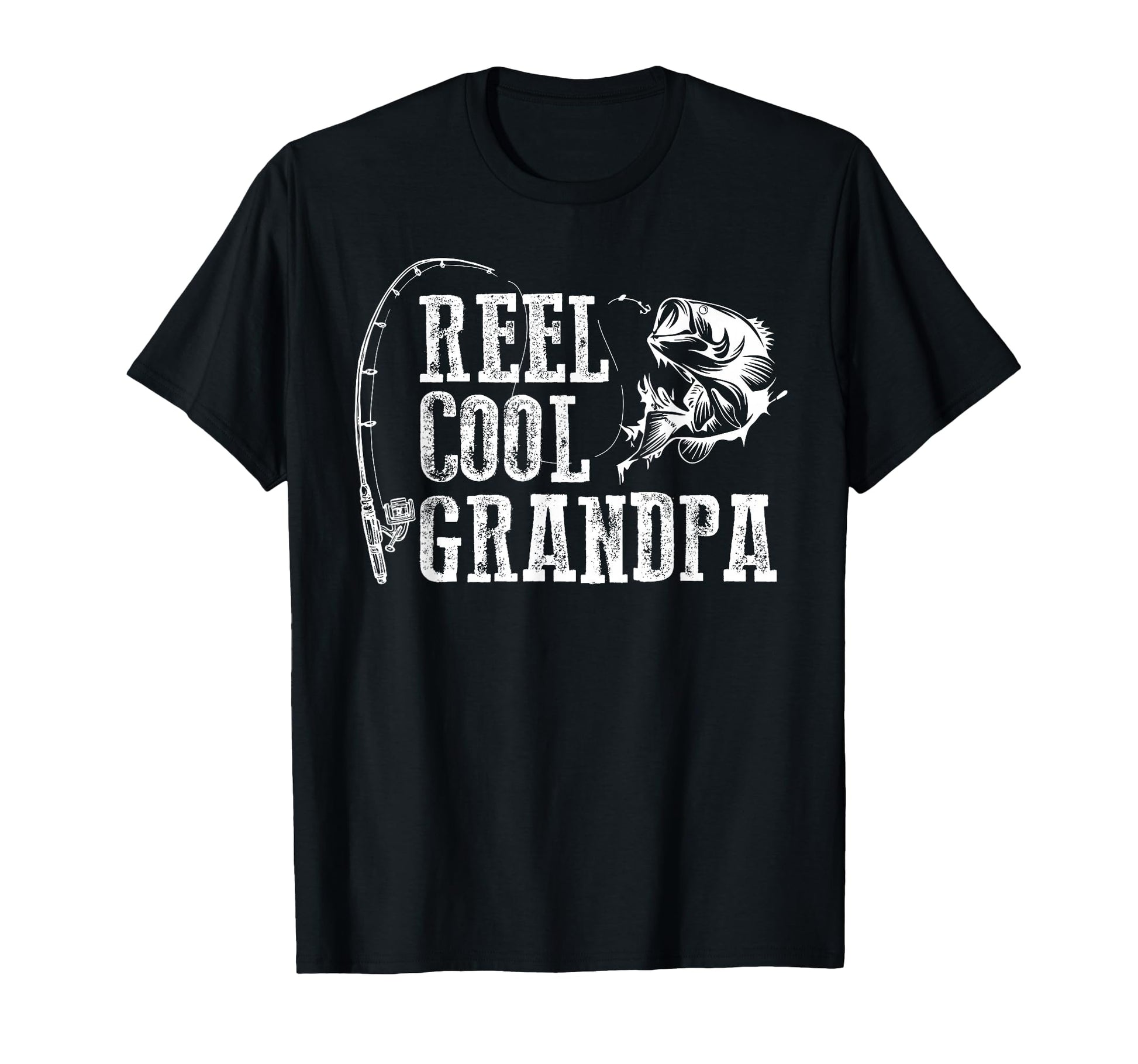 Grandpa Fishing Reel Grandpa T-Shirt - Fun Novelty Design Men Women - T-Shirt, Sweatshirt, Hoodie