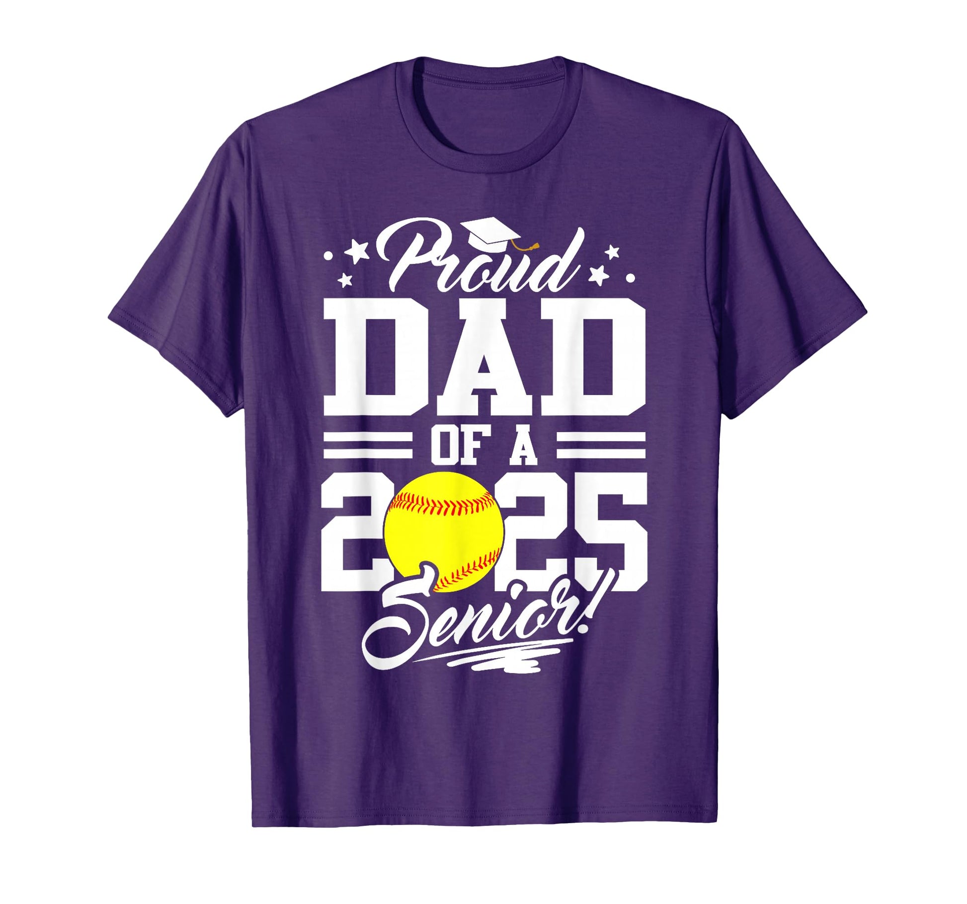 Proud Dad 2025 Senior Graduate T-Shirt - Custom Art Print Men Women - T-Shirt, Sweatshirt, Hoodie