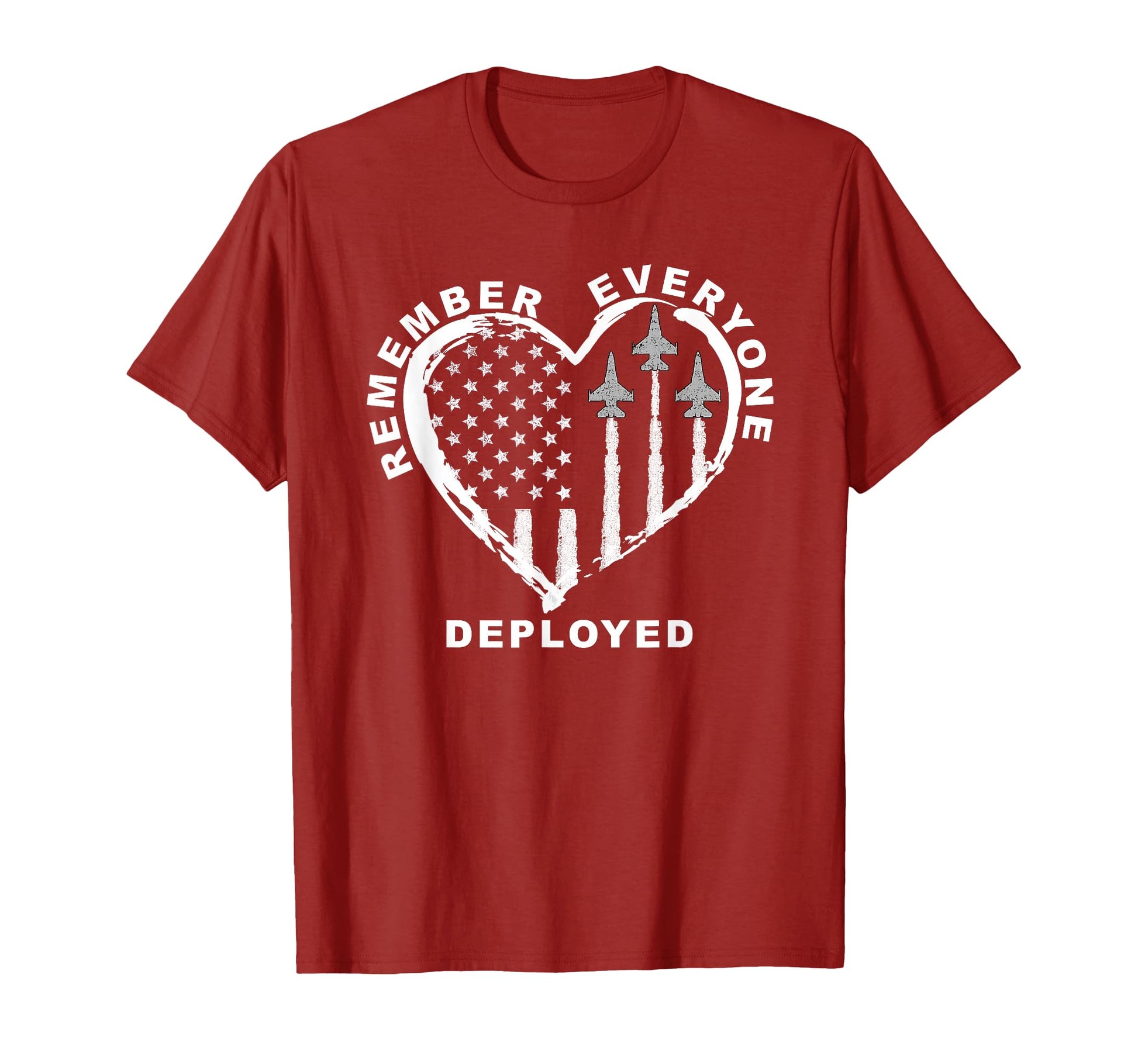 Red Friday Remember Everyone Deployed T-Shirt - Novelty Apparel for Adults - T-Shirt, Sweatshirt, Hoodie