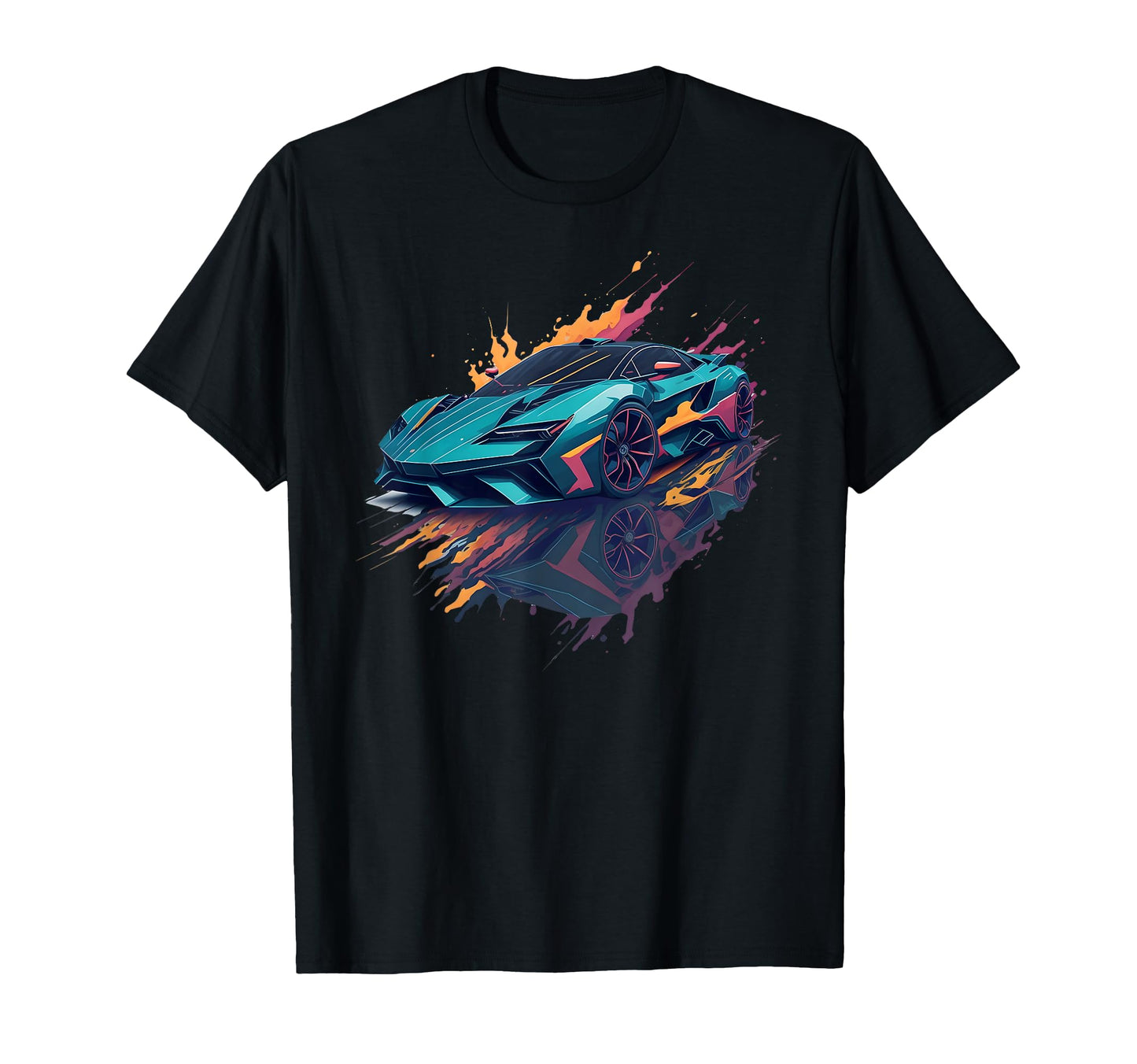 Supercar Exotic Sports Car Concept T-Shirt - Minimalist Print Unisex - T-Shirt, Sweatshirt, Hoodie
