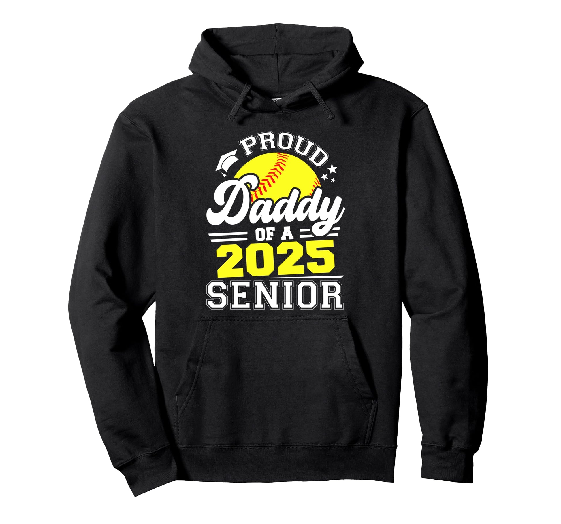 Proud Daddy 2025 Senior Graduate Grad Hoodie - Graphic Print Men Women - T-Shirt, Sweatshirt, Hoodie