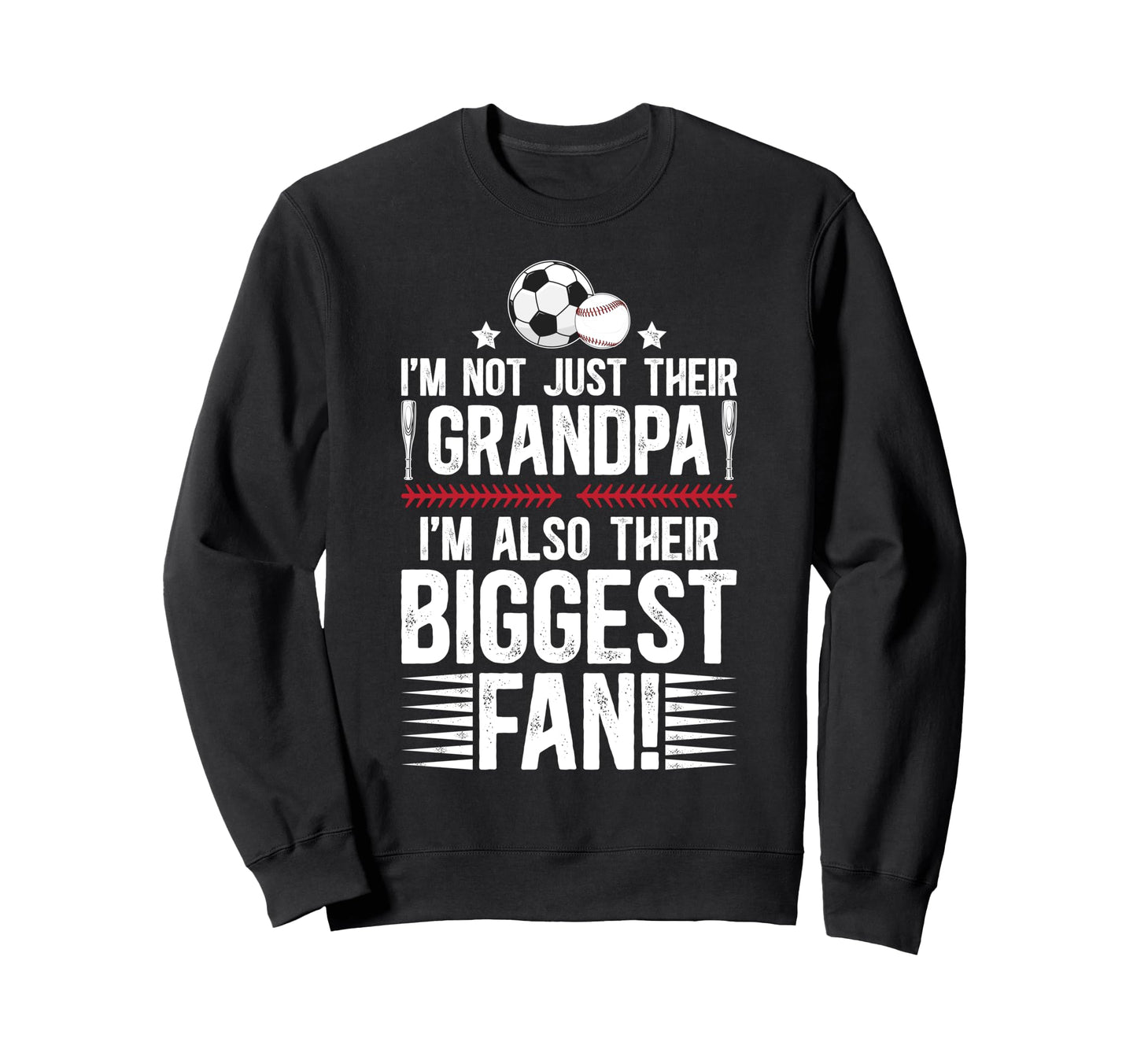 Their Biggest Fan Baseball Soccer Sweatshirt - Fun Novelty Design Unisex - T-Shirt, Sweatshirt, Hoodie