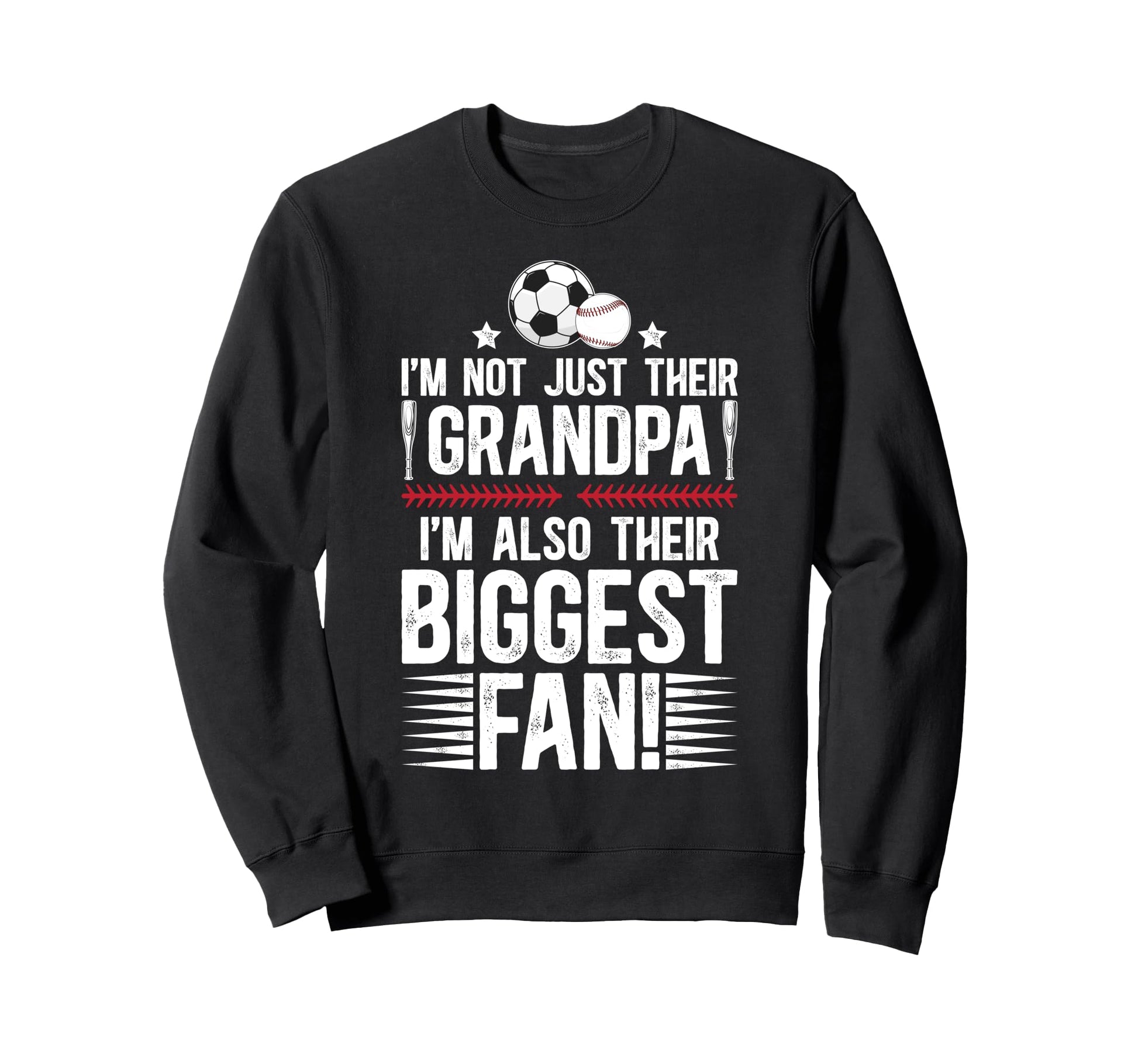 Their Biggest Fan Baseball Soccer Sweatshirt - Fun Novelty Design Unisex - T-Shirt, Sweatshirt, Hoodie