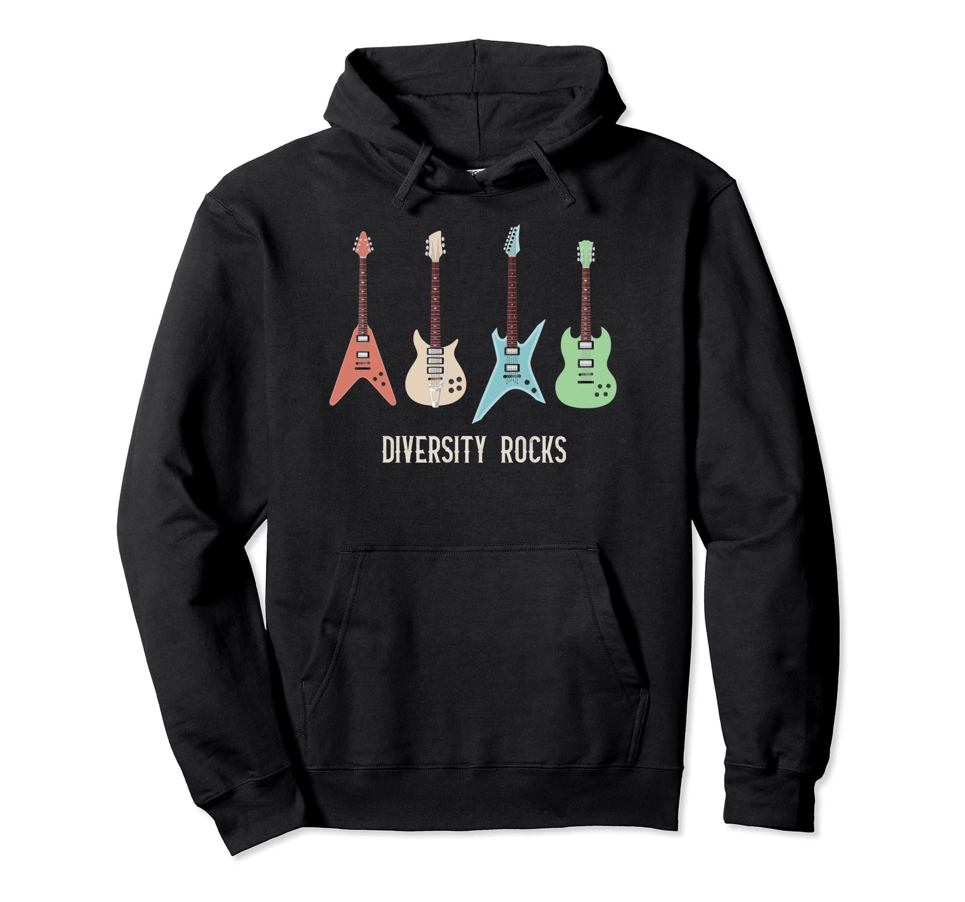 Electric Guitar Hoodie - Aesthetic Graphic Unisex - T-Shirt, Sweatshirt, Hoodie