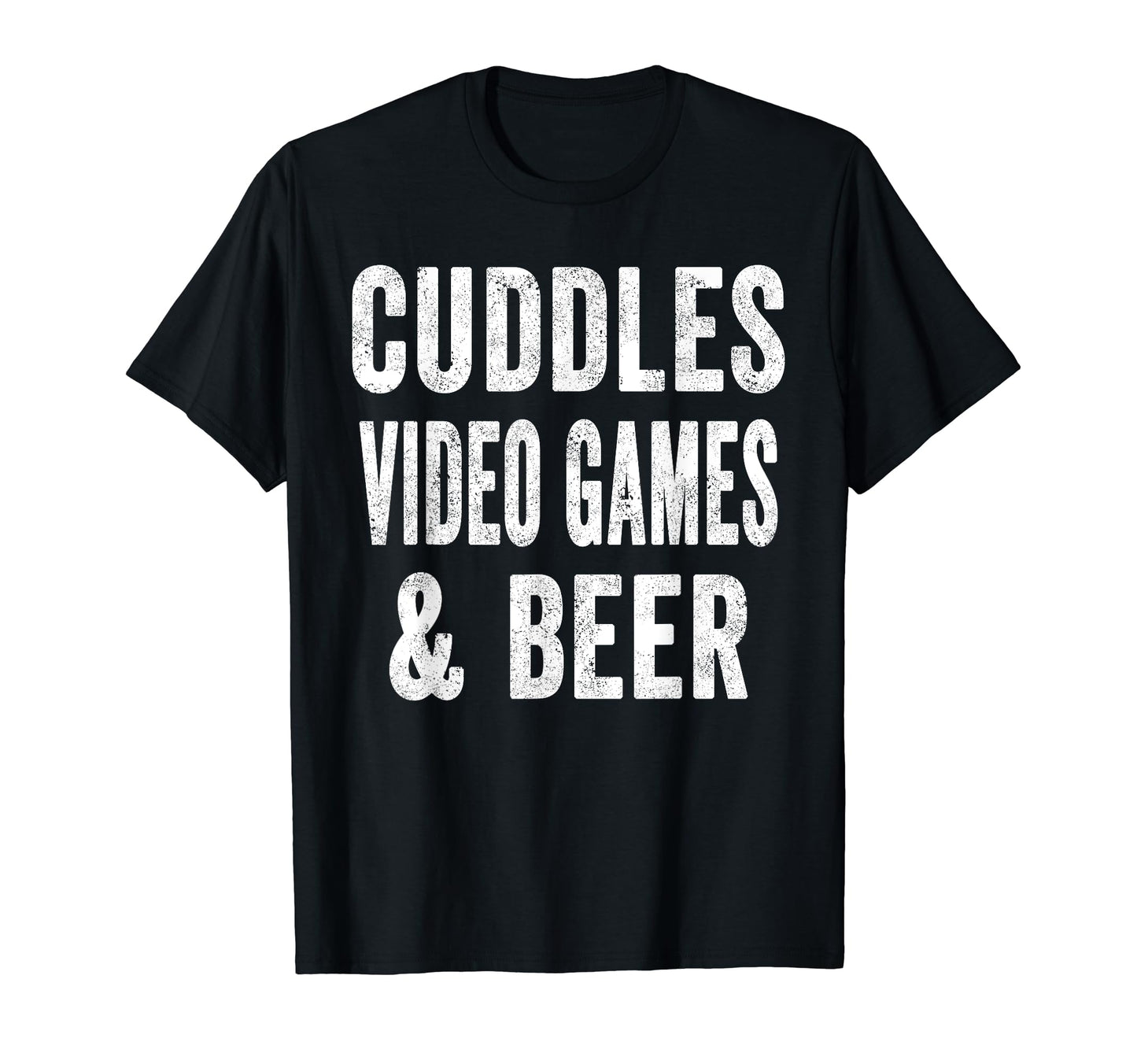 Cuddles Video Games And Beer Lover T-Shirt - Aesthetic Graphic Men Women - T-Shirt, Sweatshirt, Hoodie
