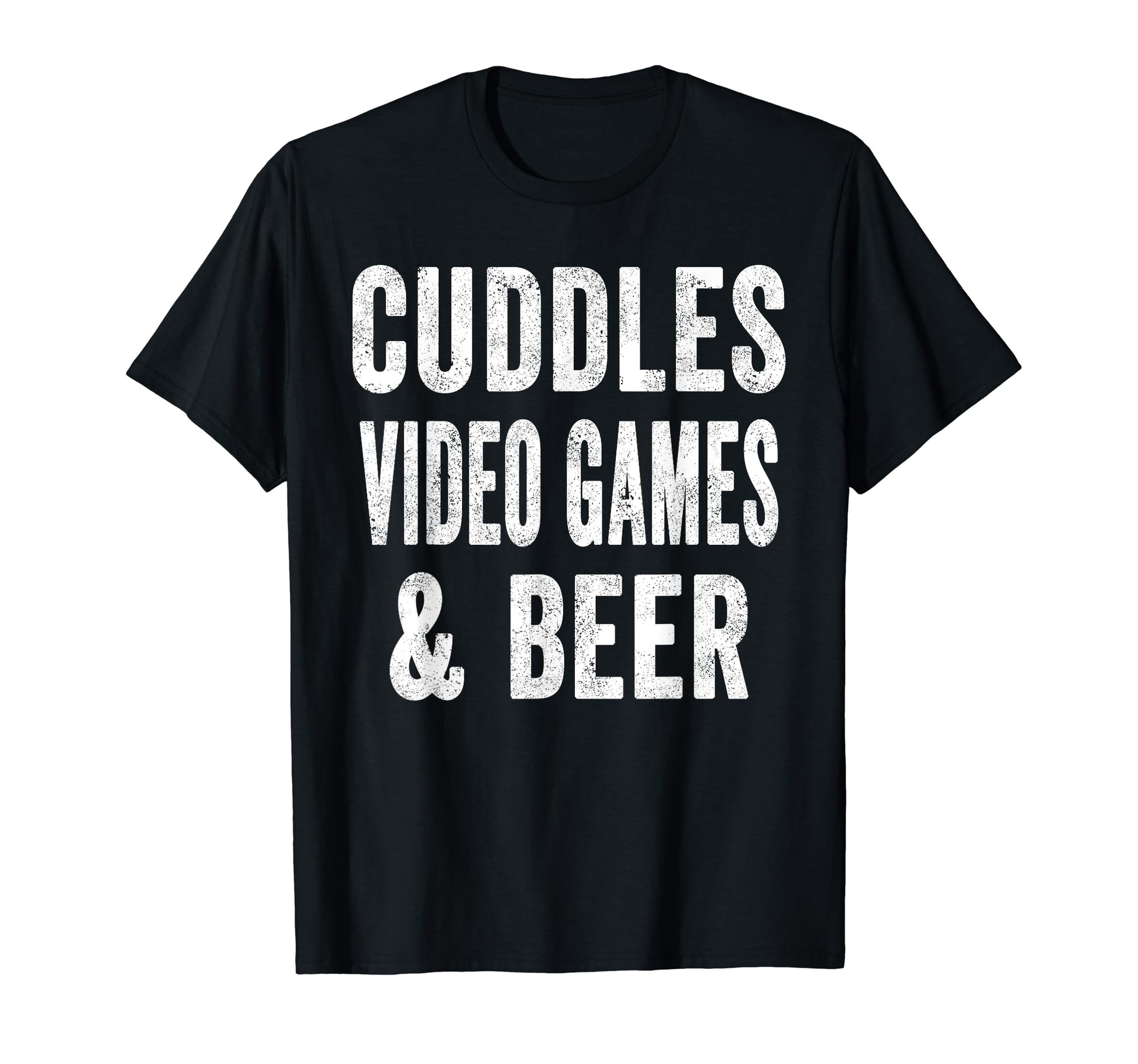 Cuddles Video Games And Beer Lover T-Shirt - Aesthetic Graphic Men Women - T-Shirt, Sweatshirt, Hoodie