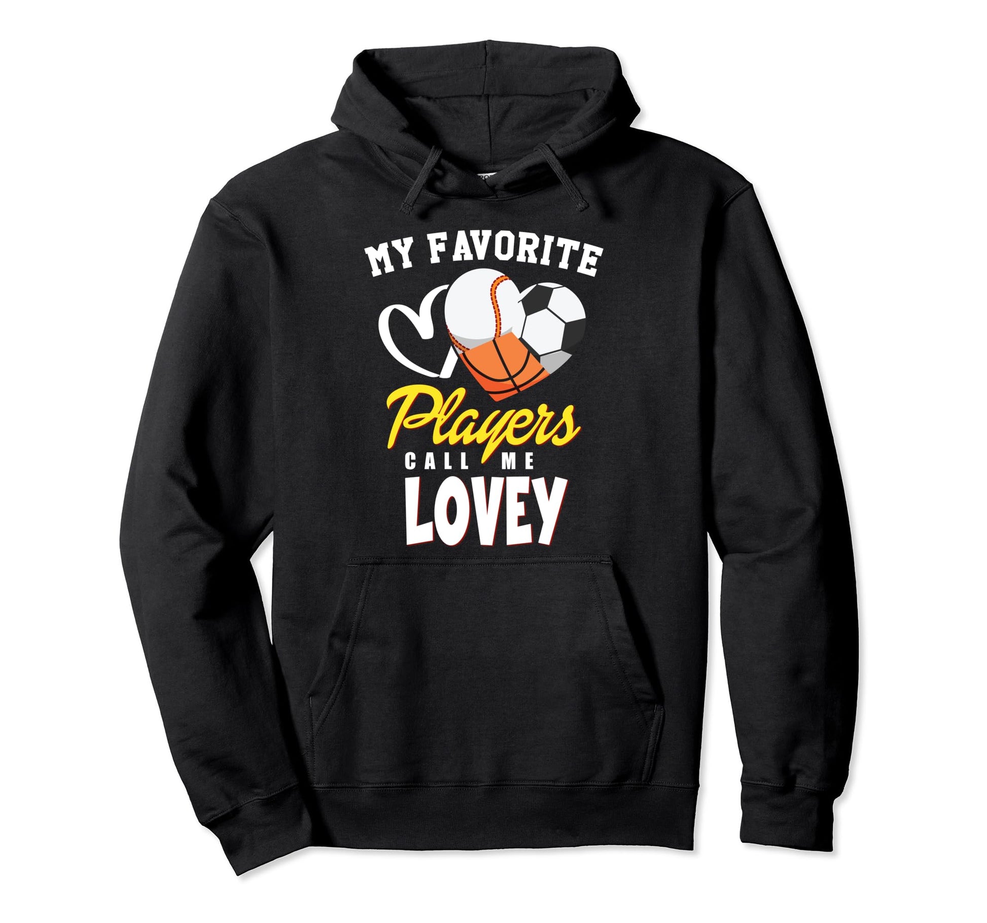 My Favorite Players Baseball Soccer Hoodie - Trendy Graphic Unisex - T-Shirt, Sweatshirt, Hoodie
