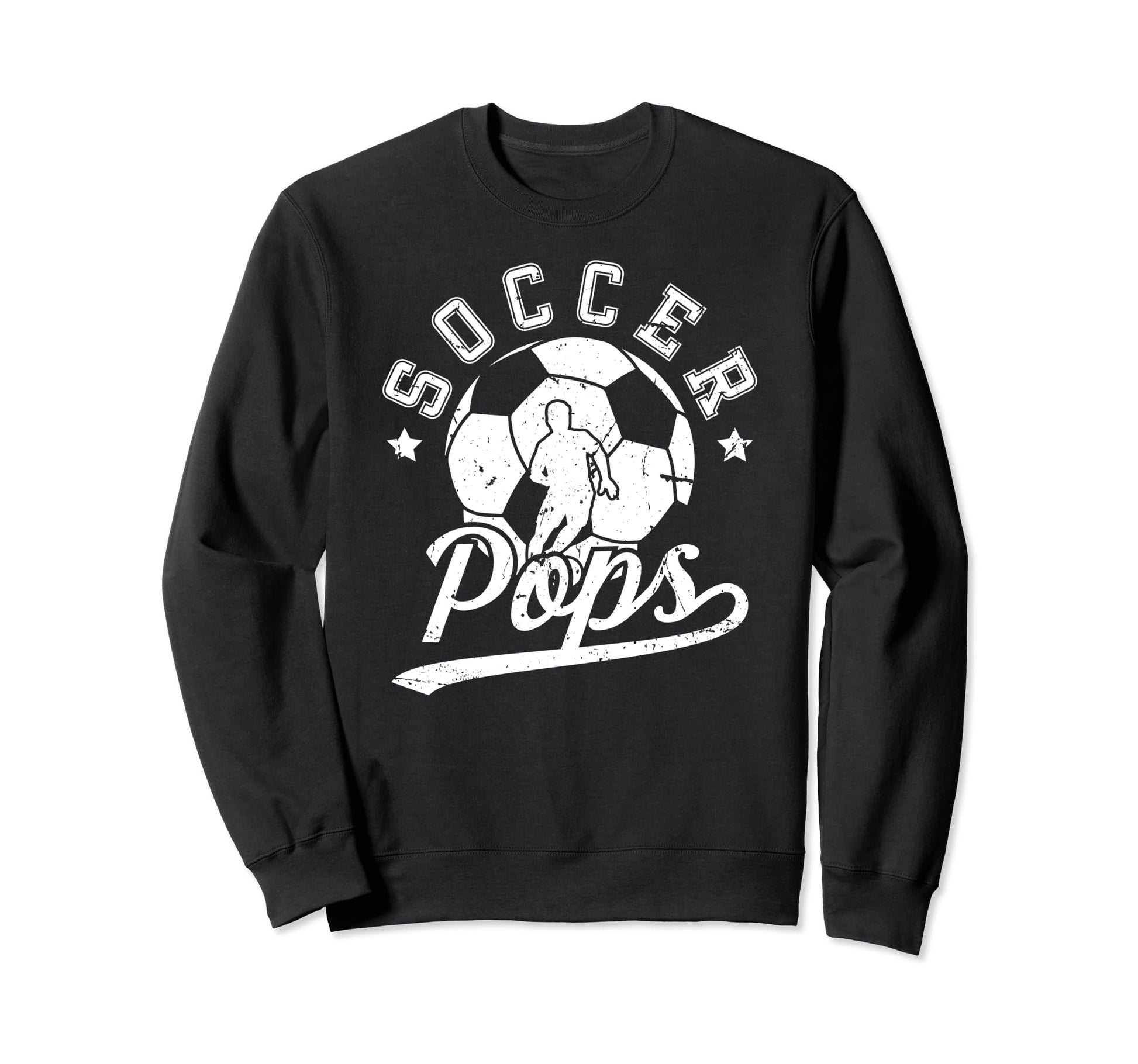 Soccer Pops Grandpa Pops Soccer Player Sweatshirt - Trendy Graphic Unisex - T-Shirt, Sweatshirt, Hoodie