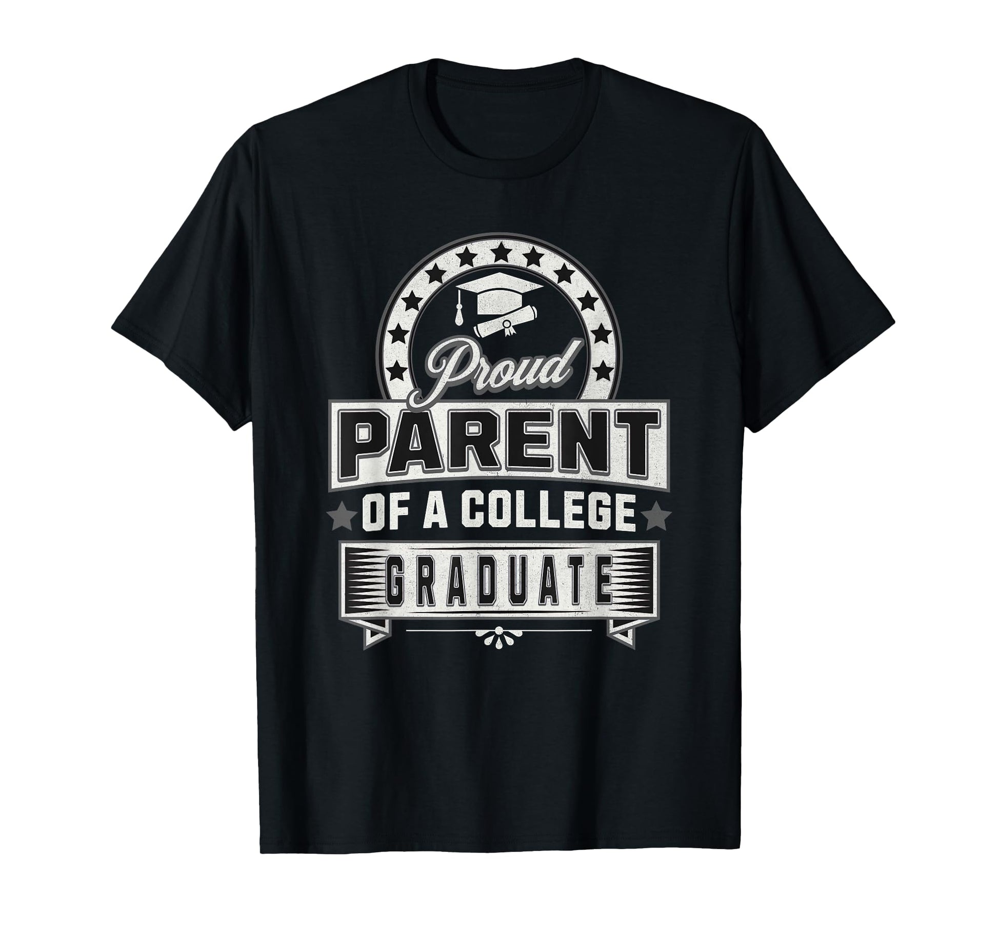 Proud Parent College Graduate Mom T-Shirt - Aesthetic Graphic for Adults - T-Shirt, Sweatshirt, Hoodie