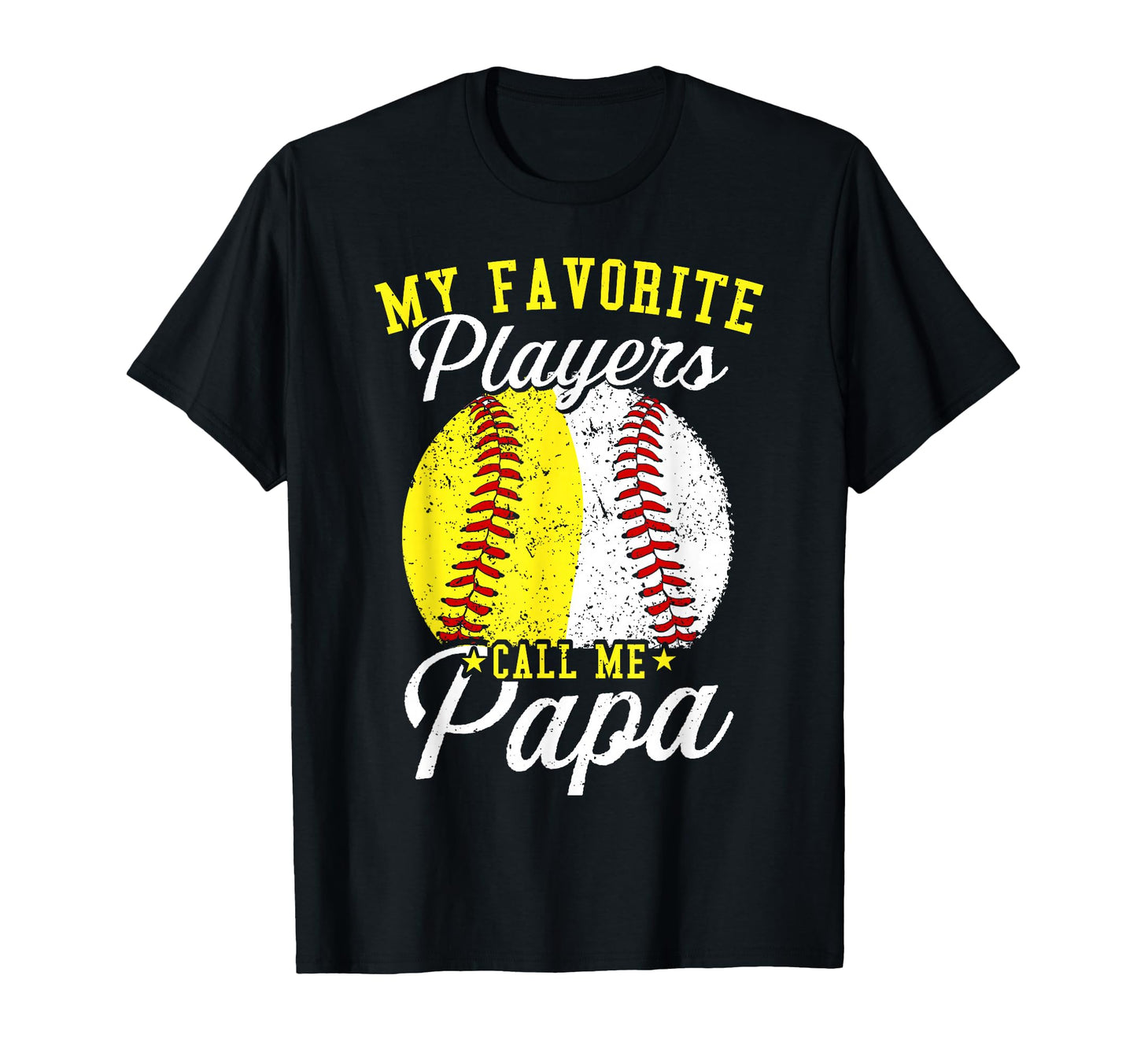 Funny My Favorite Baseball Softball T-Shirt - Minimalist Print Men Women - T-Shirt, Sweatshirt, Hoodie