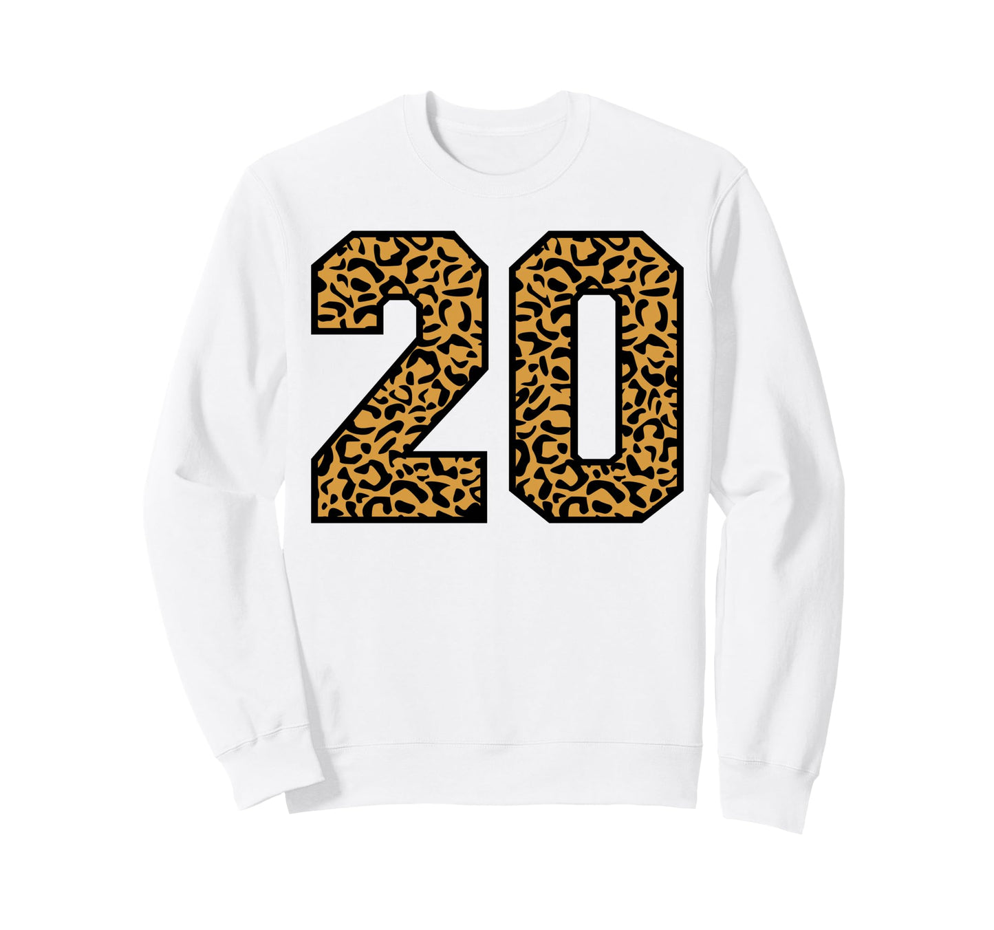 20 Number Leopard Twenty Team Sports Sweatshirt - Streetwear Style Unisex - T-Shirt, Sweatshirt, Hoodie