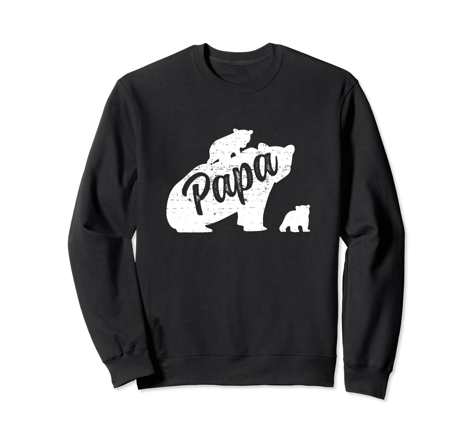 Papa Bear Twin Fathers Day Dad Sweatshirt - Fun Novelty Design for Adults - T-Shirt, Sweatshirt, Hoodie