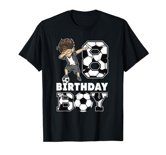 8Th Birthday Gift Soccer T-Shirt - Casual Everyday Wear for Adults - T-Shirt, Sweatshirt, Hoodie