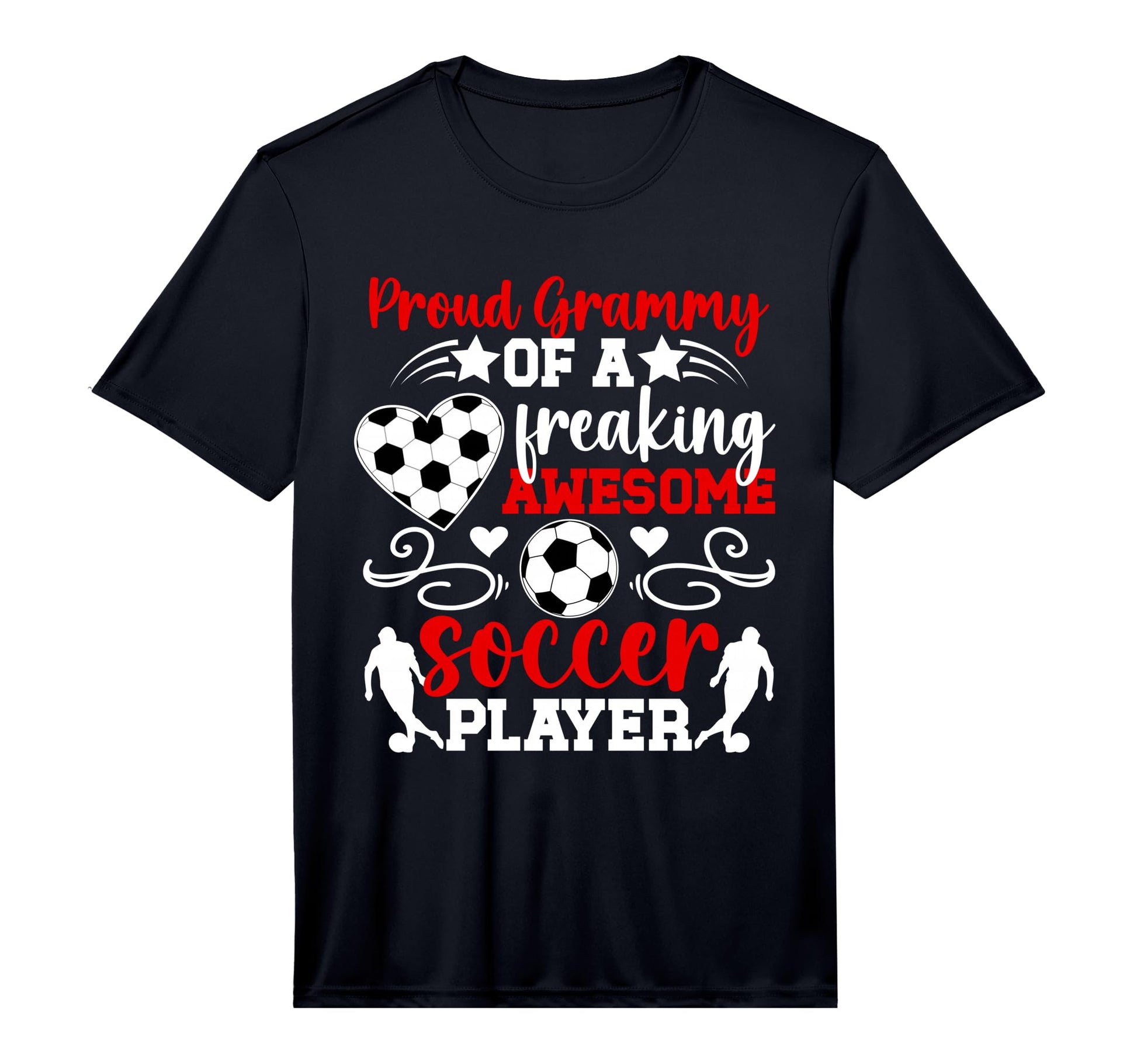 Mens Proud Grammy Soccer Player Grammy T-Shirt - Trendy Graphic Unisex - T-Shirt, Sweatshirt, Hoodie