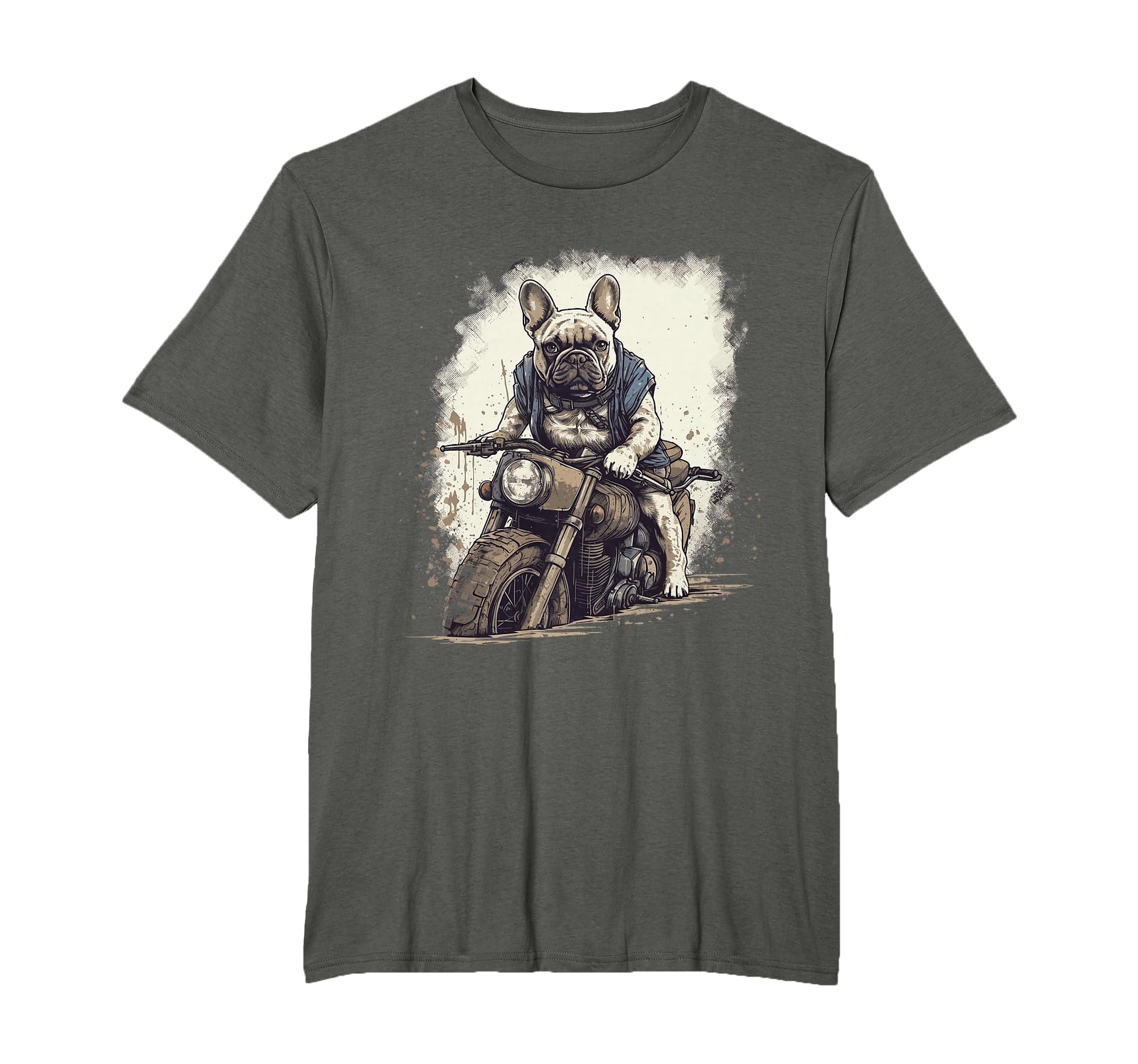 Funny French Bulldog Biker French T-Shirt - Streetwear Style Men Women - T-Shirt, Sweatshirt, Hoodie