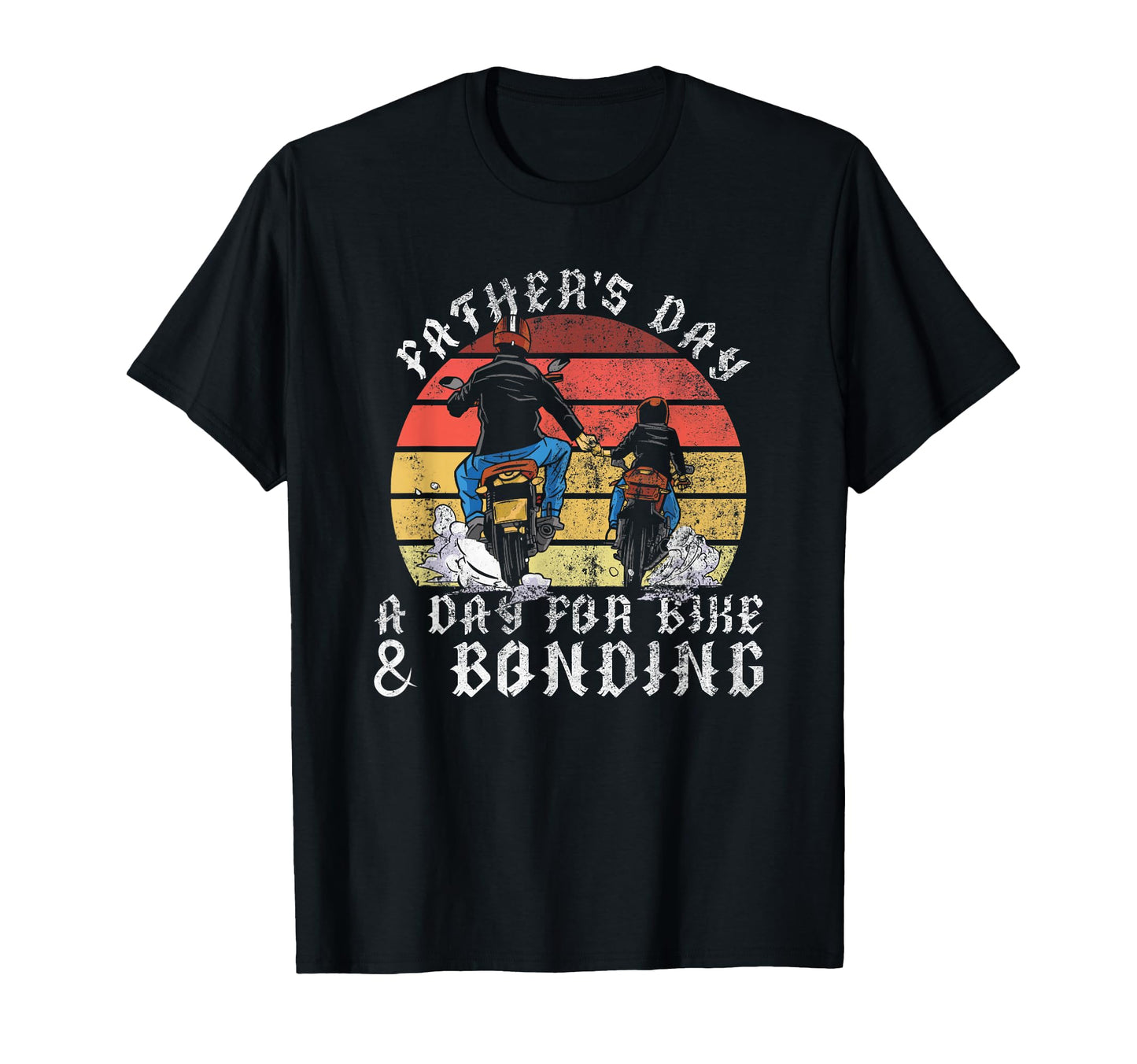 Fathers Day Day Bike Bonding Motorcycle T-Shirt - Custom Art Print Unisex - T-Shirt, Sweatshirt, Hoodie
