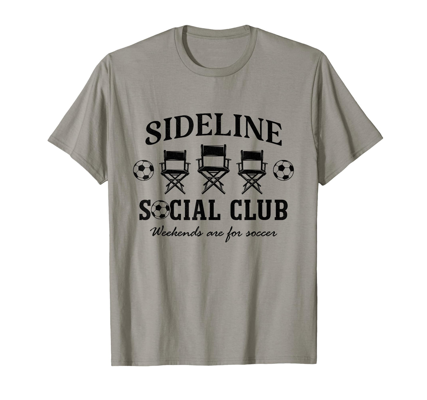 Sideline Social Club Soccer Mom Dad T-Shirt - Aesthetic Graphic Unisex - T-Shirt, Sweatshirt, Hoodie