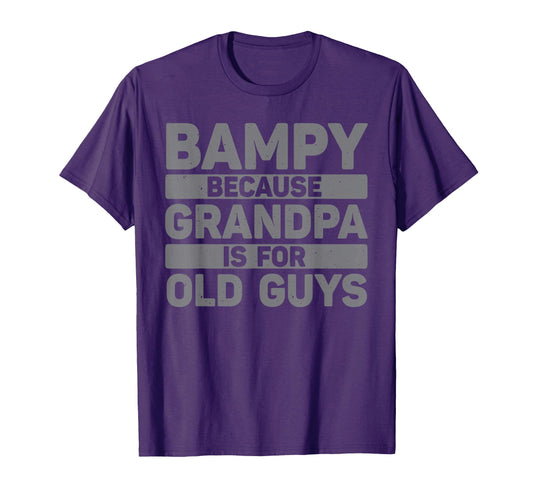 Bampy Grandpa From Grandkids T-Shirt - Aesthetic Graphic for Adults - T-Shirt, Sweatshirt, Hoodie