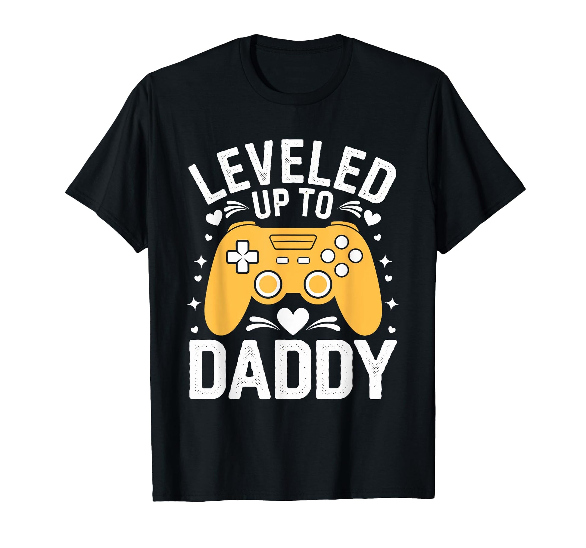 Funny Gamer Dad Leveled Up T-Shirt - Graphic Print for Adults - T-Shirt, Sweatshirt, Hoodie