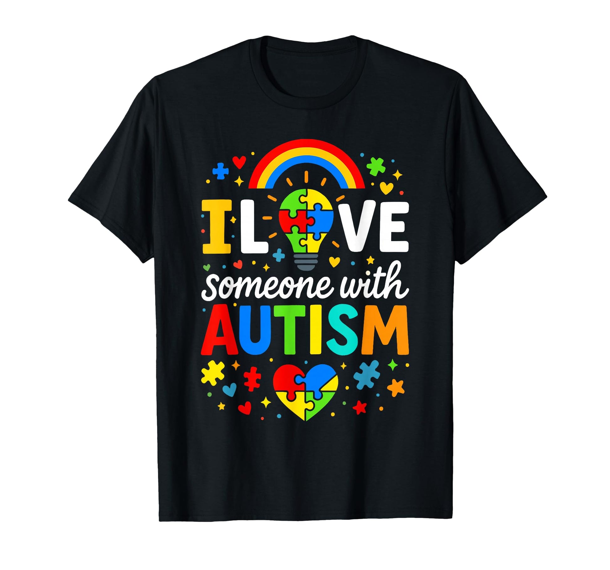 I Love Someone Autism April Autism T-Shirt - Aesthetic Graphic Unisex - T-Shirt, Sweatshirt, Hoodie