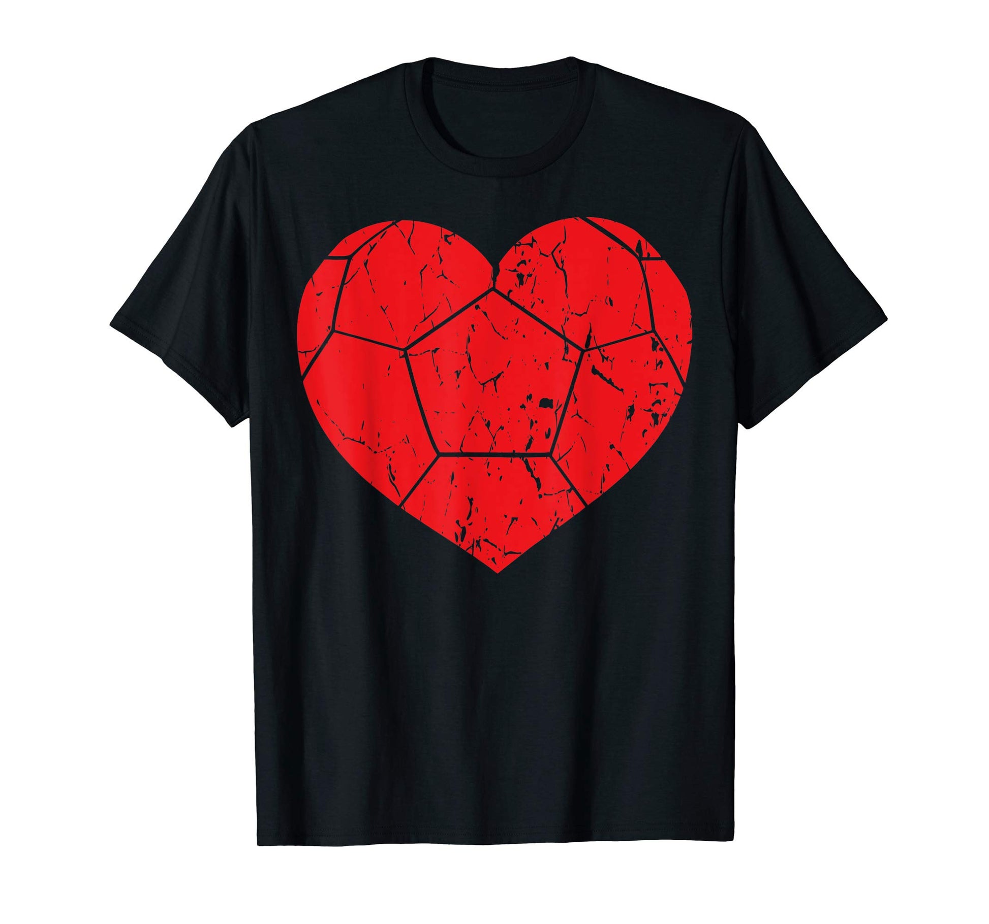 Soccer Heart Valentines Day Gifts T-Shirt - Minimalist Print Unisex - T-Shirt, Sweatshirt, Hoodie