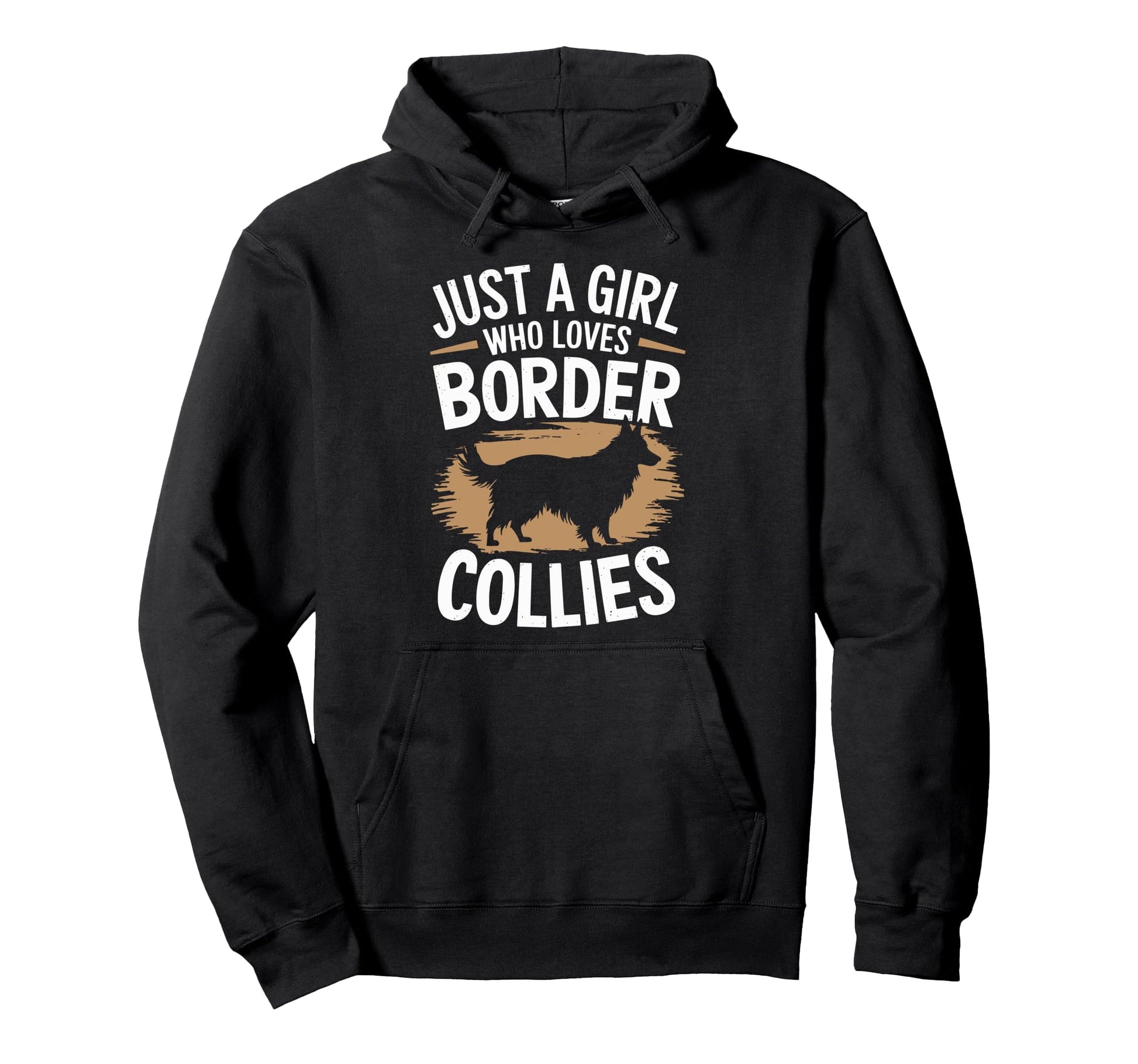 Just Who Loves Border Collies Hoodie - Aesthetic Graphic Unisex - T-Shirt, Sweatshirt, Hoodie