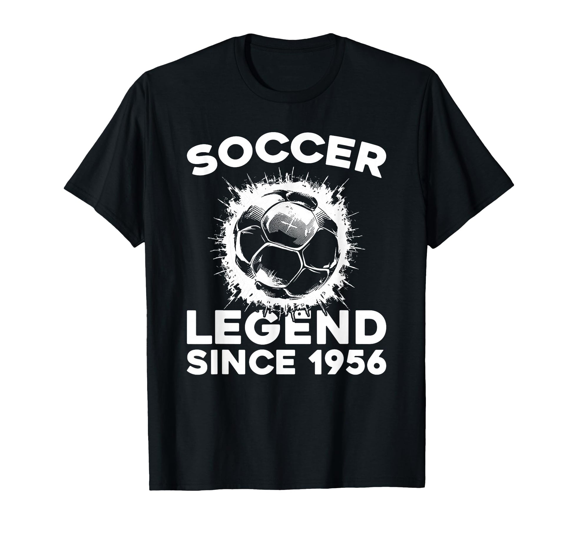 Born 1956 Player Team Sports Soccer T-Shirt - Custom Art Print for Adults - T-Shirt, Sweatshirt, Hoodie