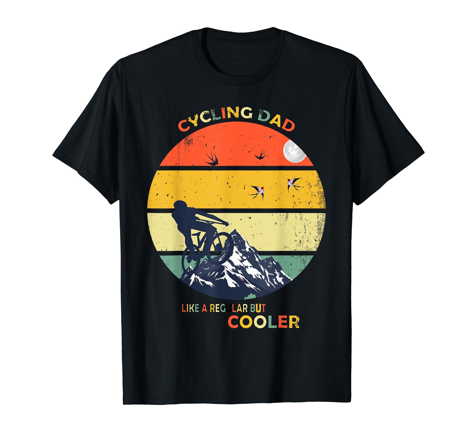 Cycling Dad Bicycling Bikers Bicycle T-Shirt - Trendy Graphic Men Women - T-Shirt, Sweatshirt, Hoodie
