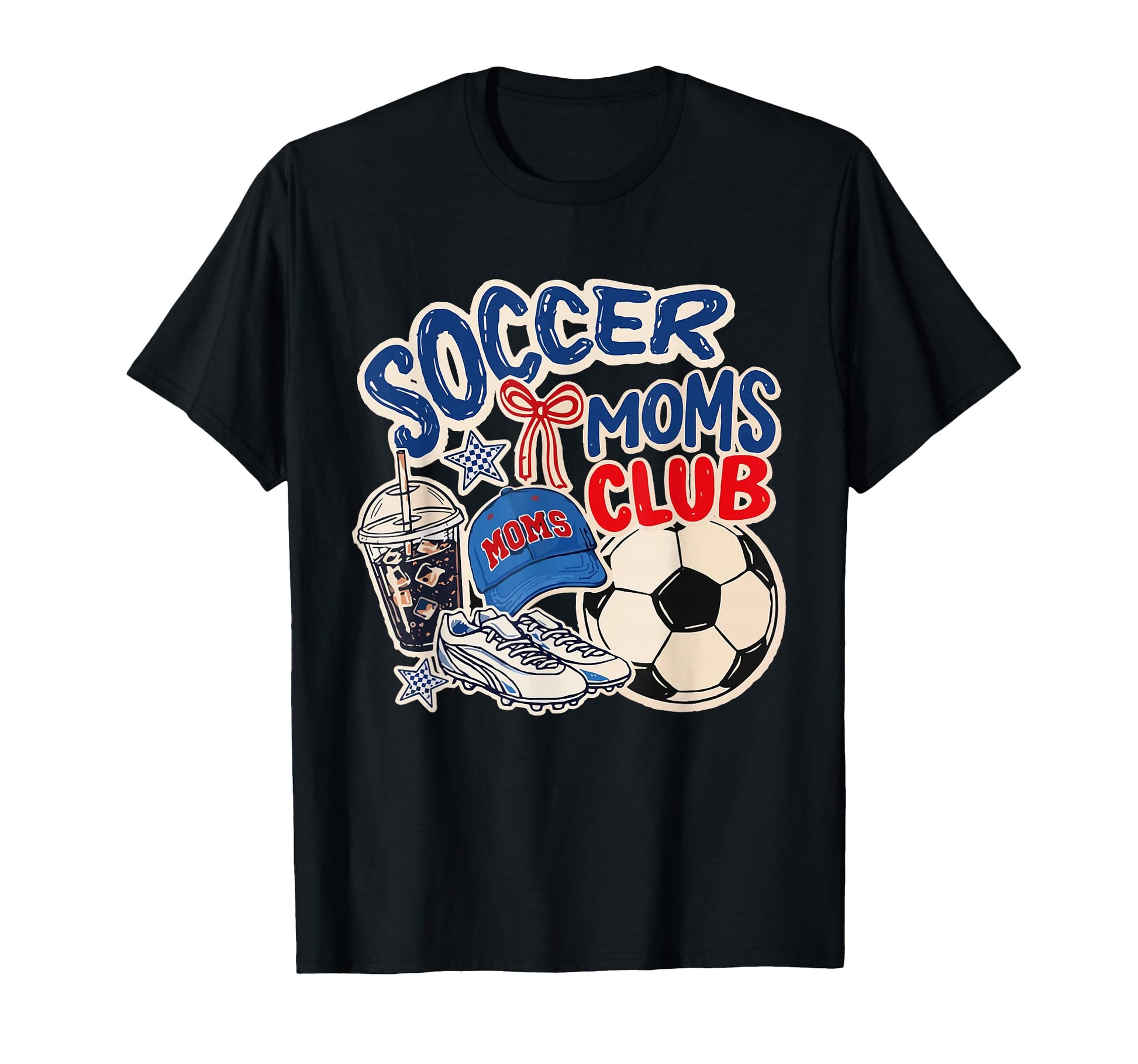 Soccer Moms Club Game Day Soccer Moms T-Shirt - Novelty Apparel Unisex - T-Shirt, Sweatshirt, Hoodie