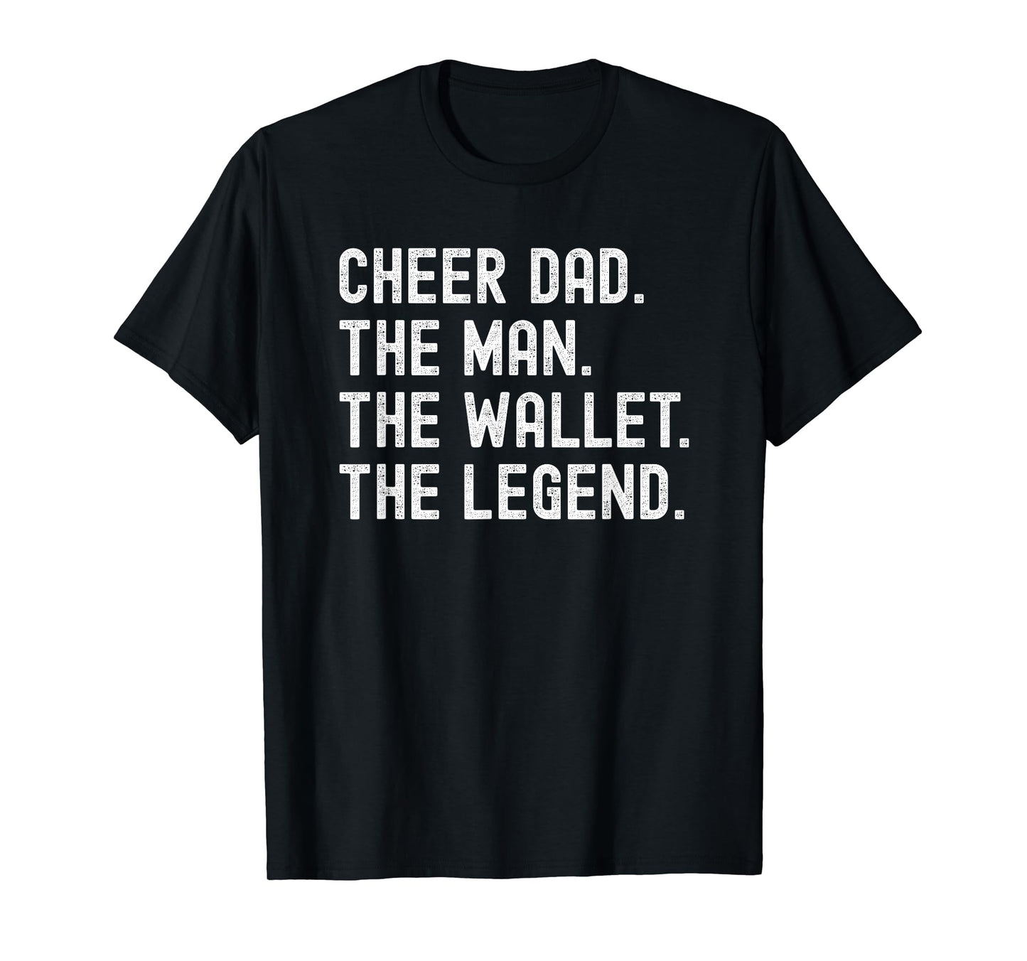 Cheer Dad Funny Cheerleading Wallet T-Shirt - Unique Graphic Men Women - T-Shirt, Sweatshirt, Hoodie