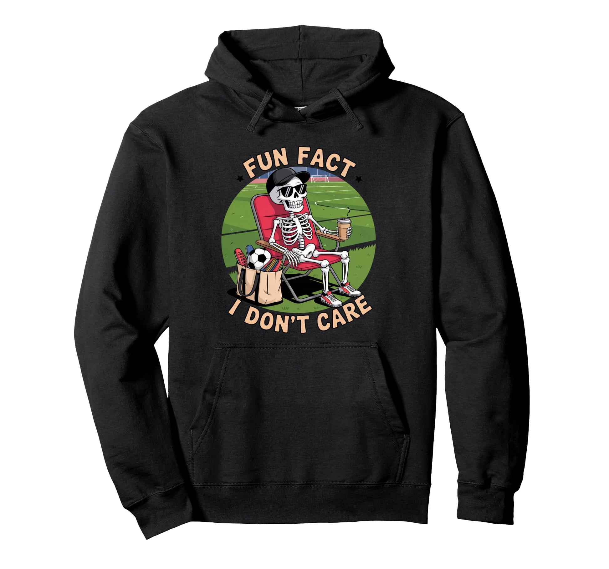Funny Skeleton Soccer Dad Soccer Dad Hoodie - Graphic Print for Adults - T-Shirt, Sweatshirt, Hoodie