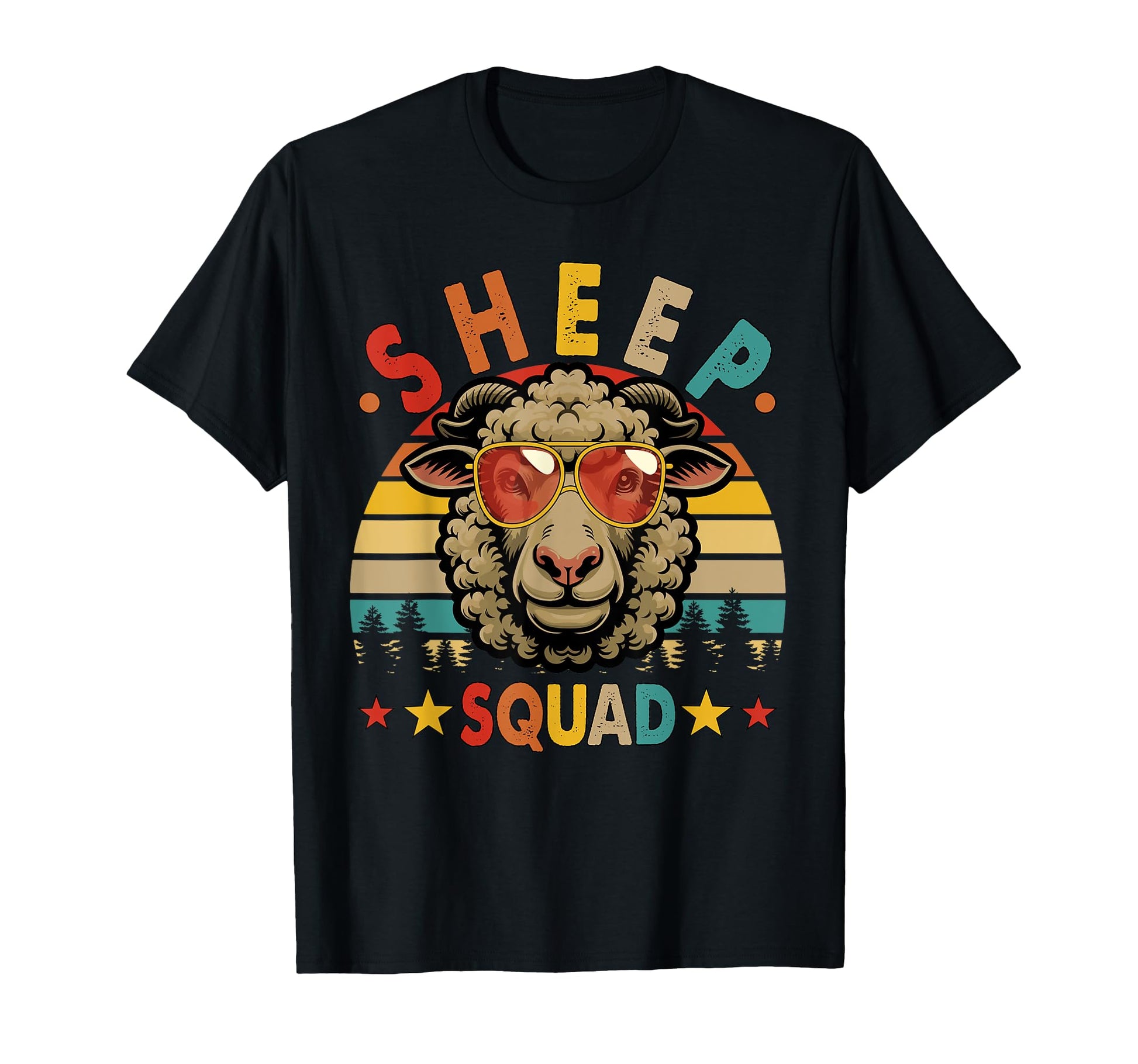 Sheep Funny Squad Farmer Sheep T-Shirt - Graphic Print for Adults - T-Shirt, Sweatshirt, Hoodie
