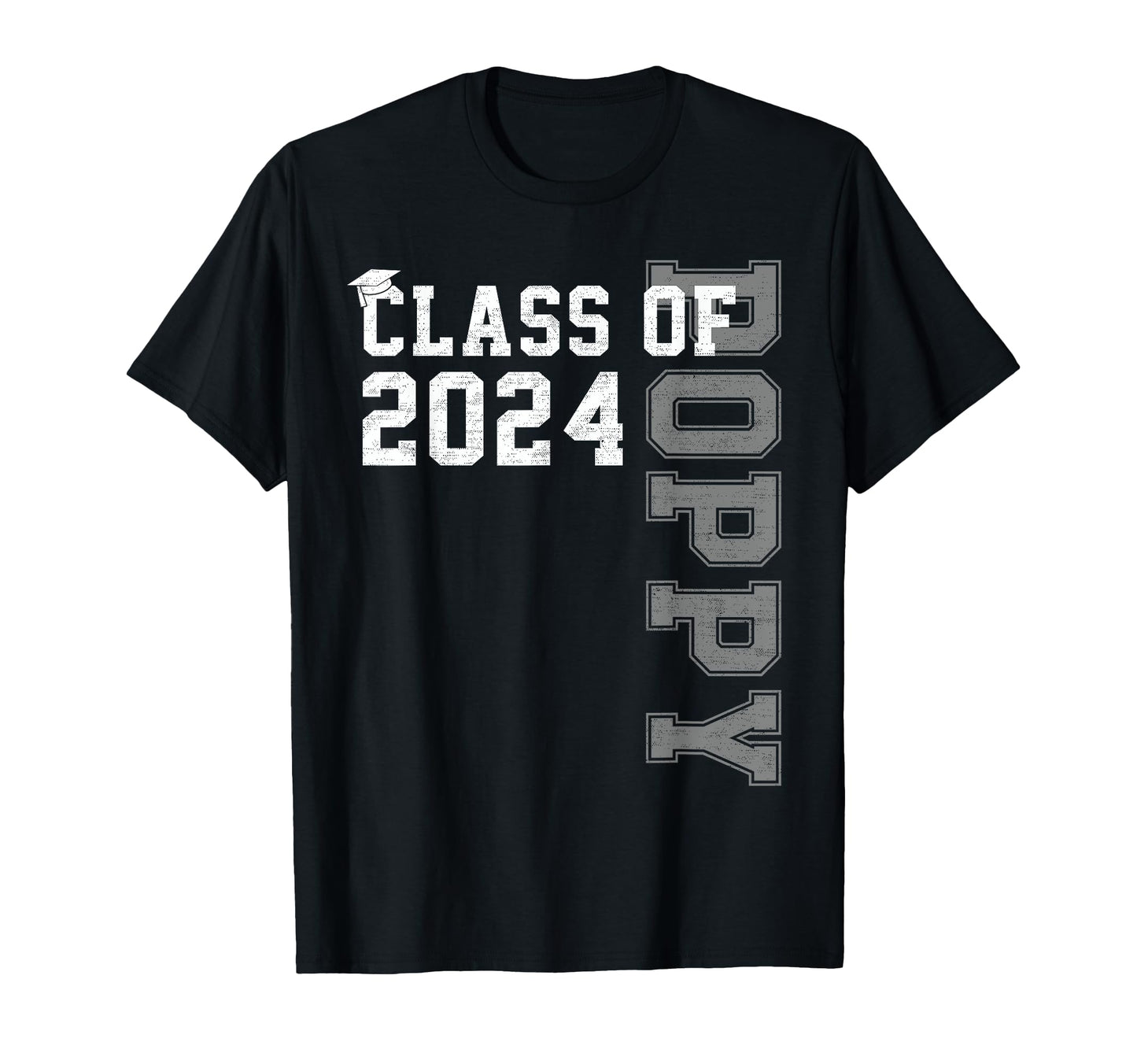 Poppy Senior 2024 Proud Dad Class T-Shirt - Custom Art Print Men Women - T-Shirt, Sweatshirt, Hoodie