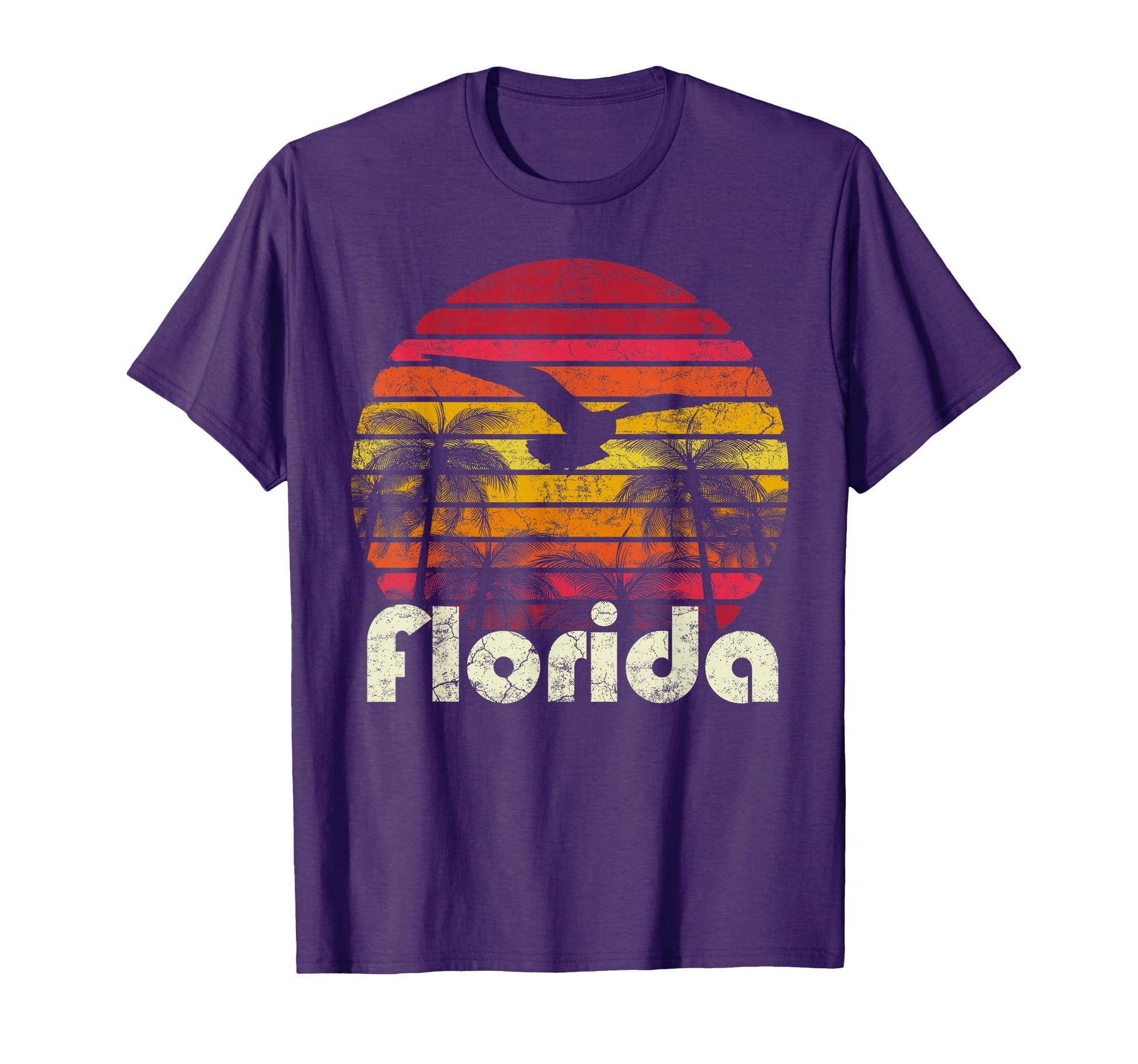 Florida Beach Sun 70S 80S Gift Mom Dad T-Shirt - Unique Graphic Unisex - T-Shirt, Sweatshirt, Hoodie