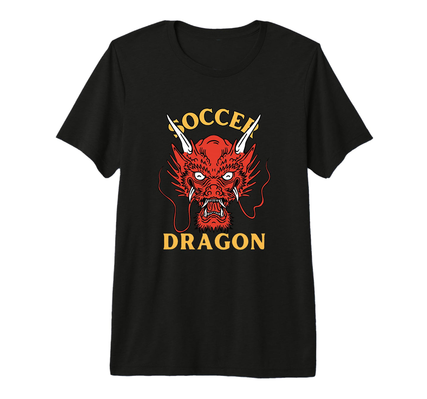 Soccer Dragon Fireball Football Sport T-Shirt - Novelty Apparel Men Women - T-Shirt, Sweatshirt, Hoodie