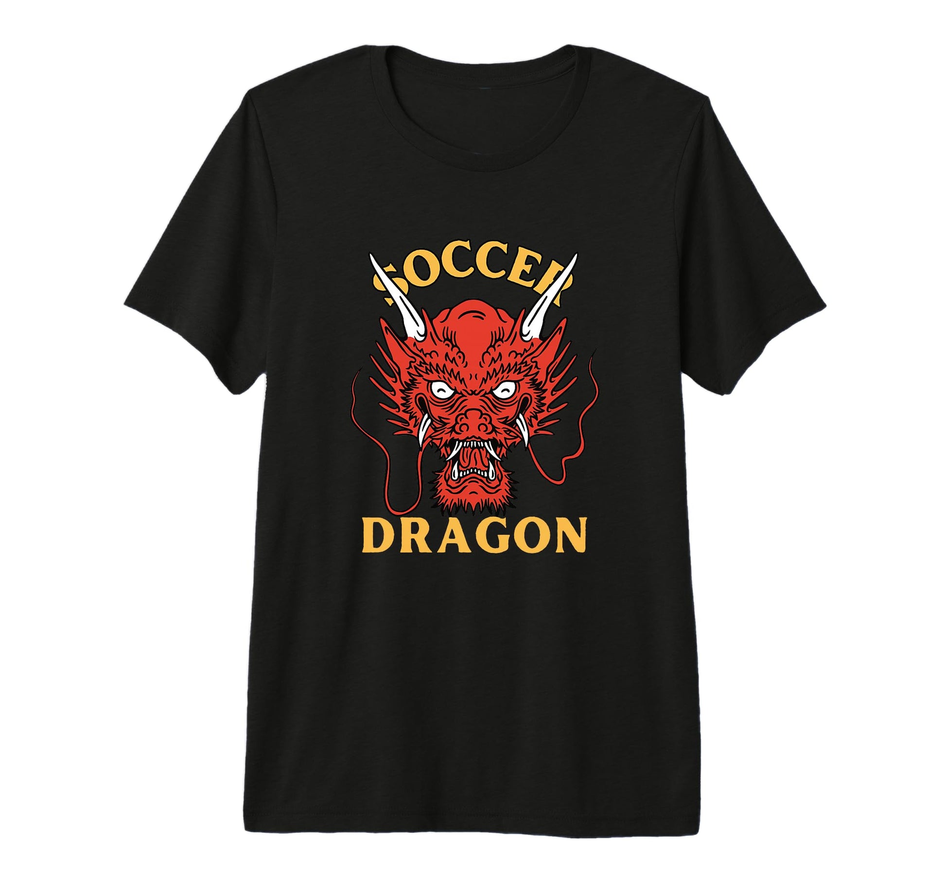 Soccer Dragon Fireball Football Sport T-Shirt - Novelty Apparel Men Women - T-Shirt, Sweatshirt, Hoodie