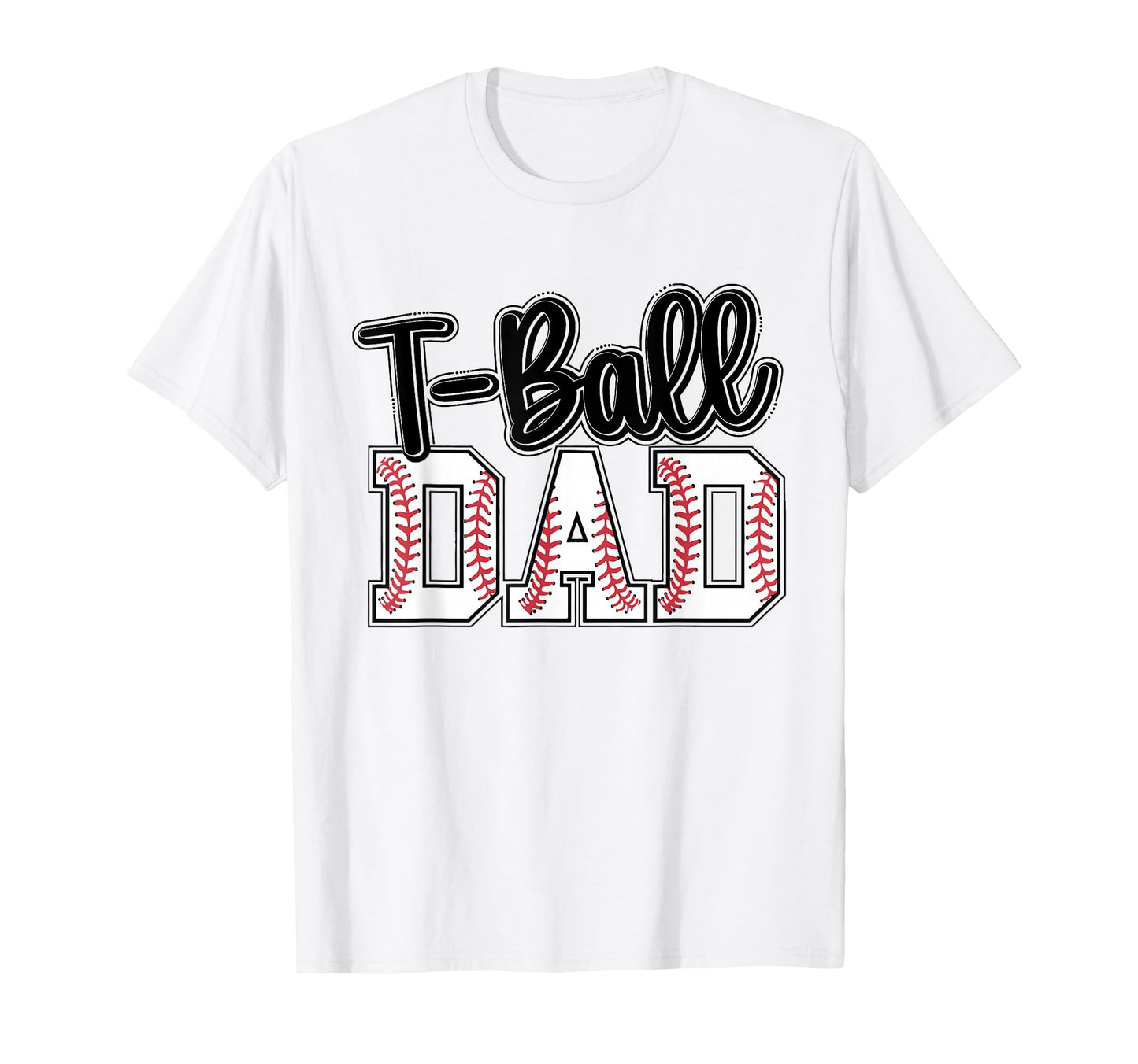 T Ball Dad Groovy Loud Daddy And T-Shirt - Minimalist Print for Adults - T-Shirt, Sweatshirt, Hoodie