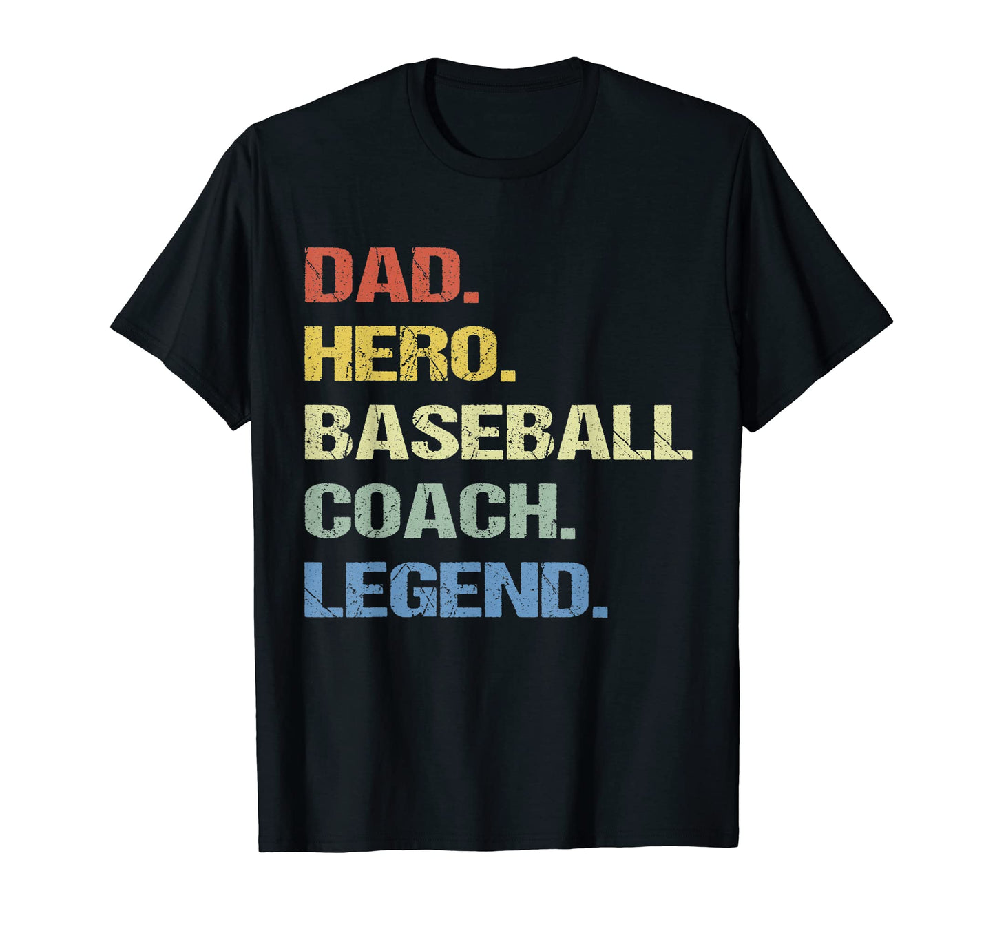 Dad Superhero Baseball Coach Legend T-Shirt - Graphic Print for Adults - T-Shirt, Sweatshirt, Hoodie
