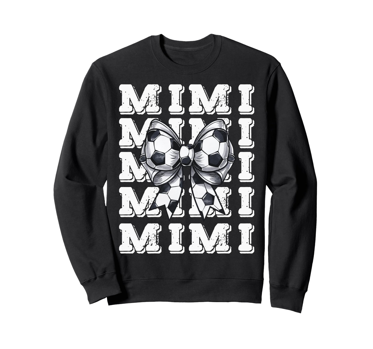 Coquette Soccer Mimi Matching Family Sweatshirt - Custom Art Print Unisex - T-Shirt, Sweatshirt, Hoodie