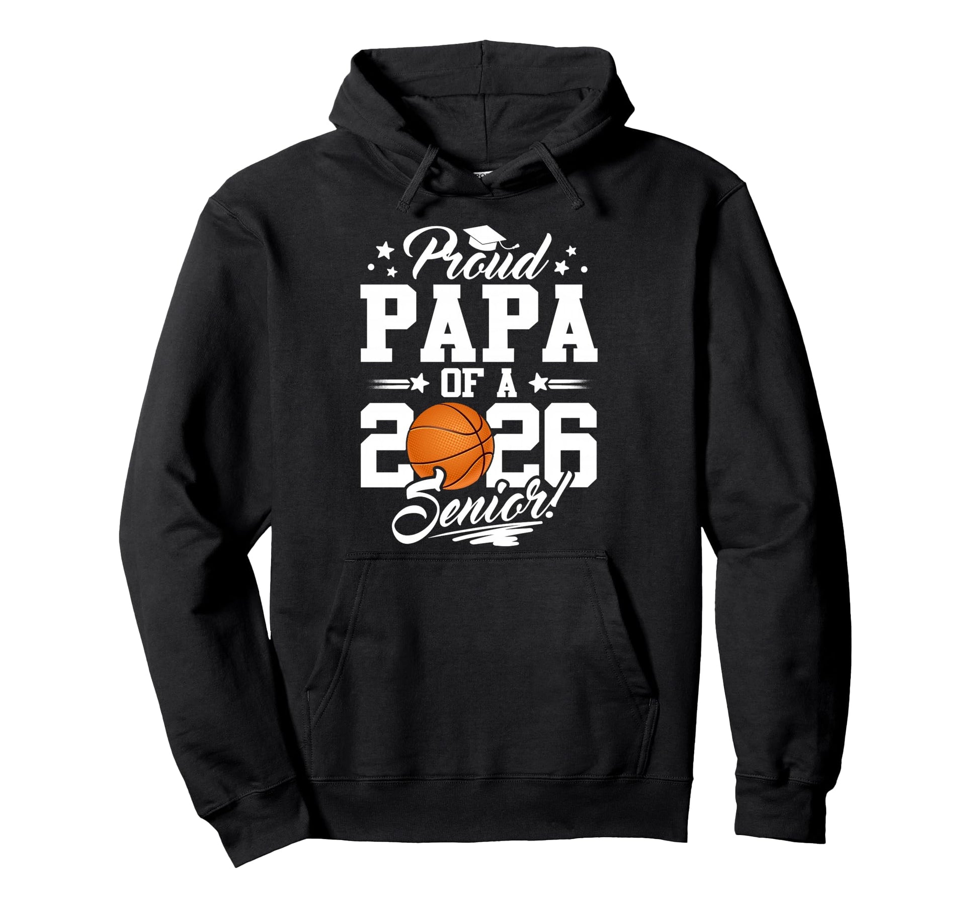 Proud Papa 2026 Senior Graduate Hoodie - Novelty Apparel Men Women - T-Shirt, Sweatshirt, Hoodie
