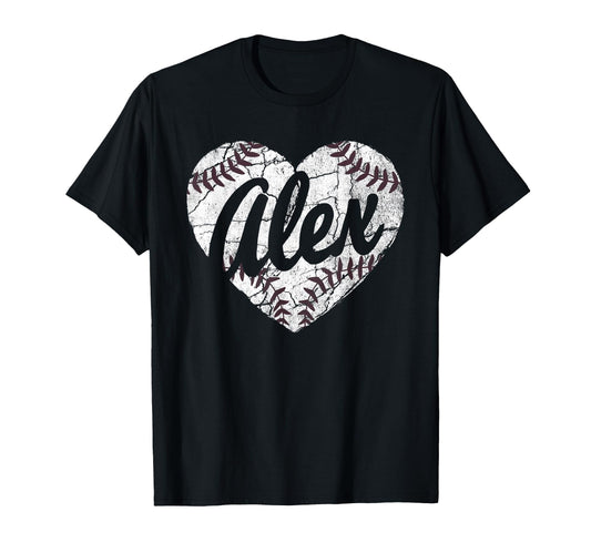 Alex Baseball Personalized Name Mom T-Shirt - Trendy Graphic Unisex - T-Shirt, Sweatshirt, Hoodie