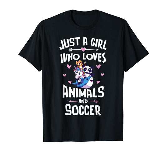 Animals And Soccer Gifts T-Shirt - Novelty Apparel Unisex - T-Shirt, Sweatshirt, Hoodie