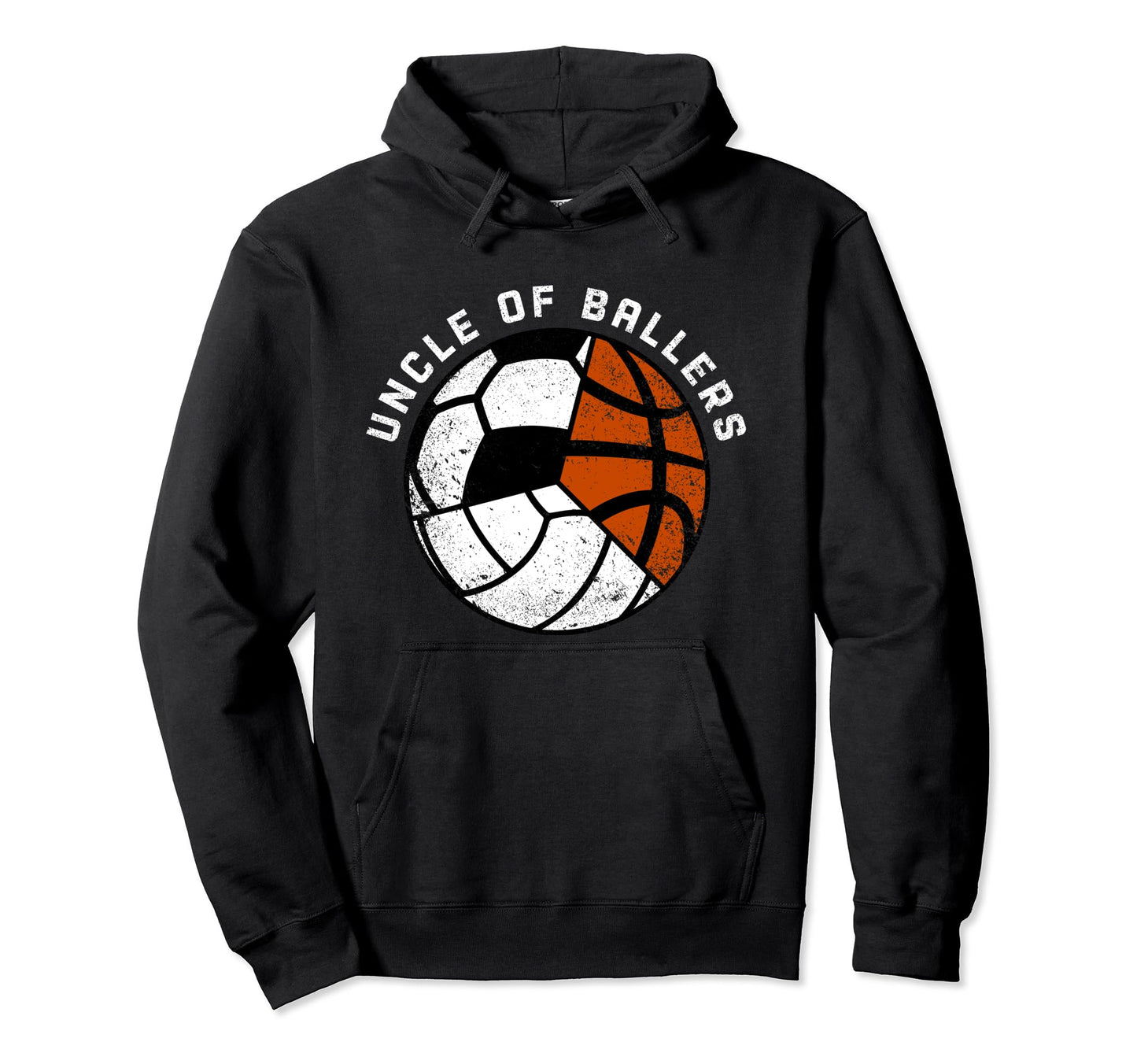 Uncle Ballers Funny Volleyball Soccer Hoodie - Graphic Print Unisex - T-Shirt, Sweatshirt, Hoodie