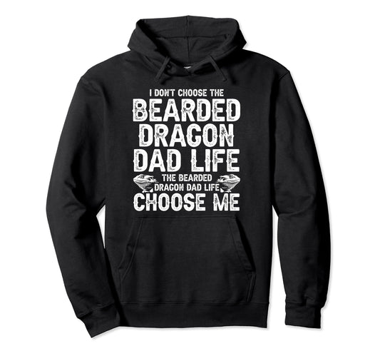 Bearded Dragon Dad Life Chosen Scaled Hoodie - Aesthetic Graphic Men Women - T-Shirt, Sweatshirt, Hoodie