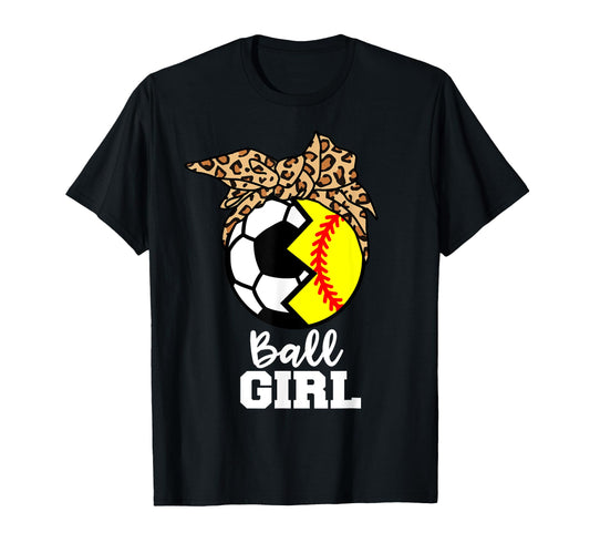 Ball Funny Soccer Softball Player T-Shirt - Graphic Print for Adults - T-Shirt, Sweatshirt, Hoodie