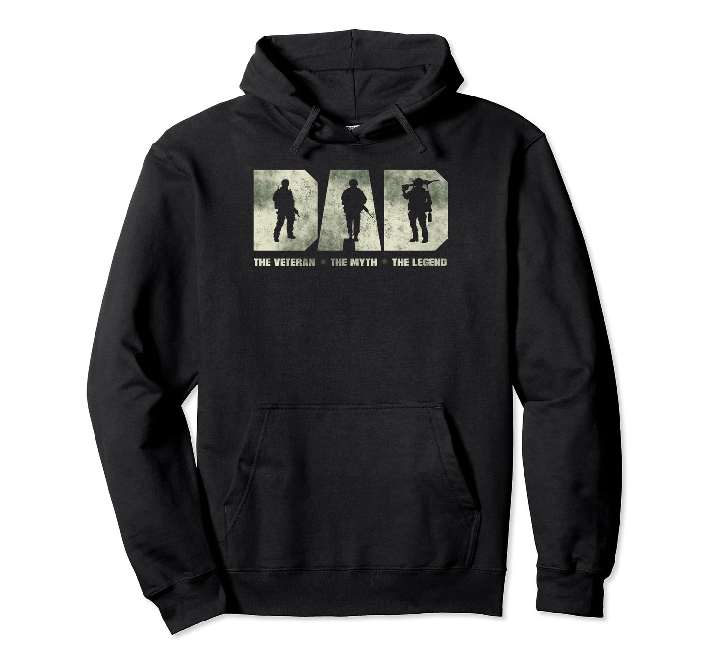 Dad Veteran Fathers Day Grandfather Hoodie - Fun Novelty Design Unisex - T-Shirt, Sweatshirt, Hoodie