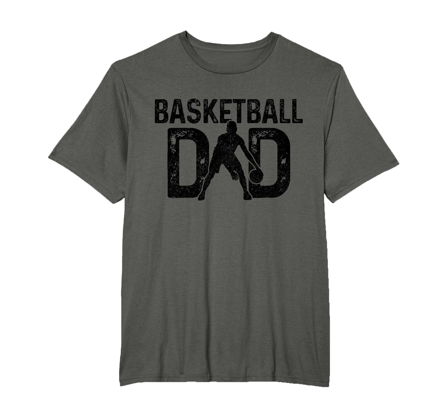 Basketball Dad Bball Player Coach Team T-Shirt - Minimalist Print Unisex - T-Shirt, Sweatshirt, Hoodie