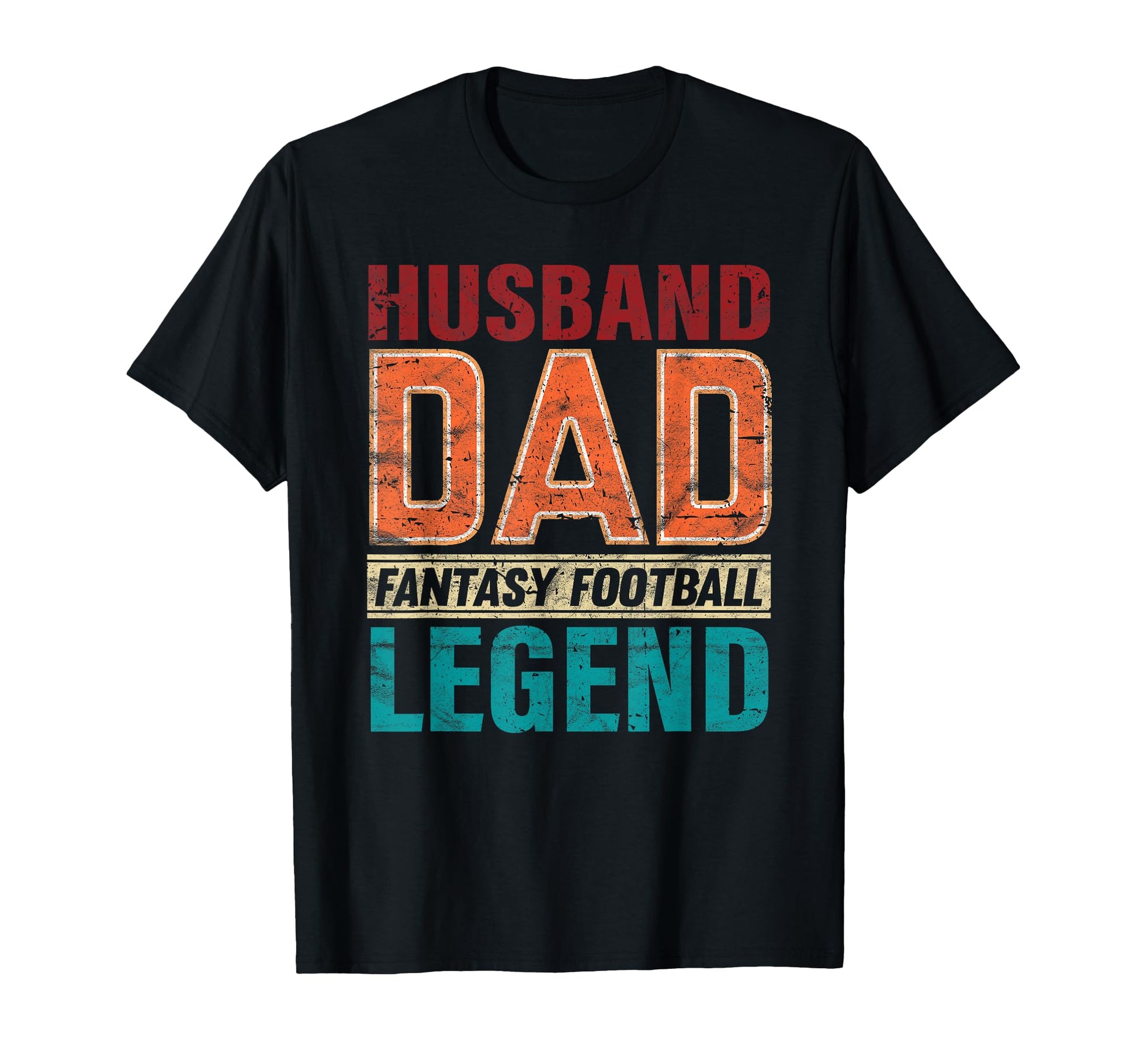 Husband Dad Fantasy Football Legend T-Shirt - Custom Art Print for Adults - T-Shirt, Sweatshirt, Hoodie