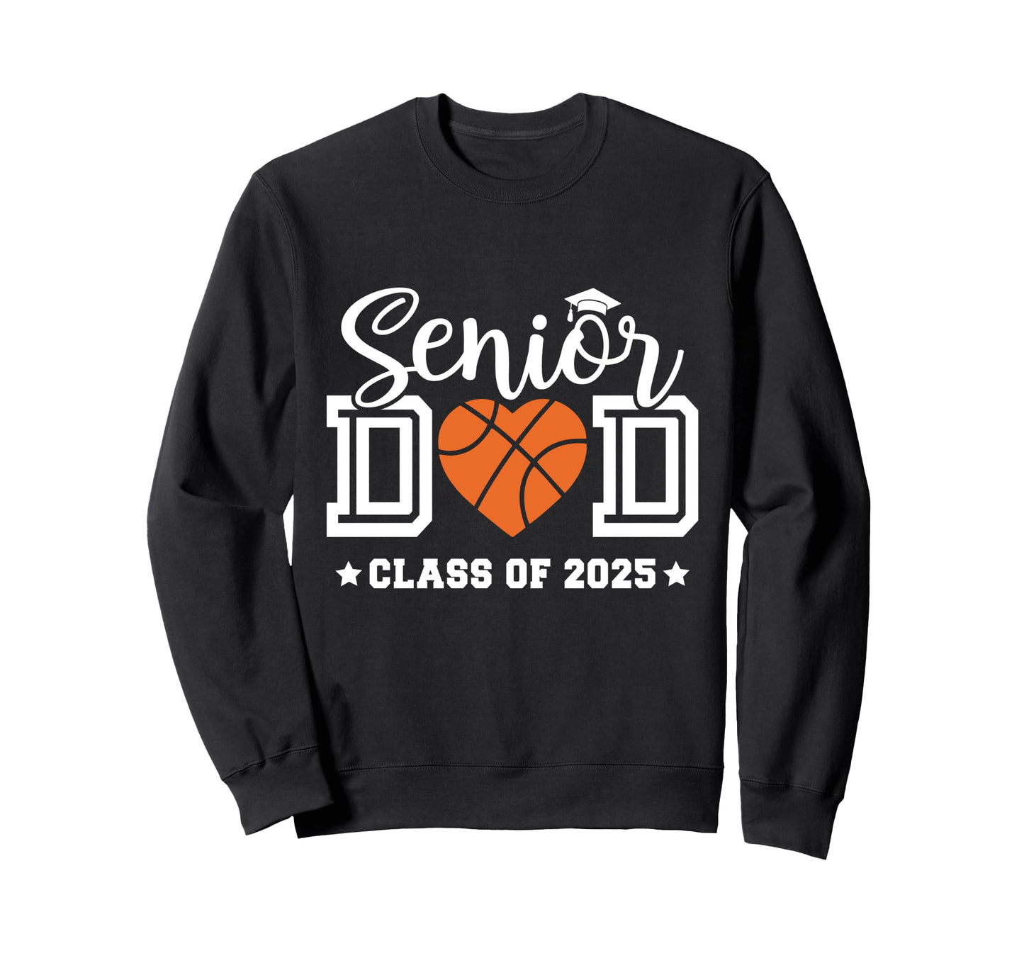 Proud Dad 2025 Senior Graduate Sweatshirt - Unique Graphic Men Women - T-Shirt, Sweatshirt, Hoodie
