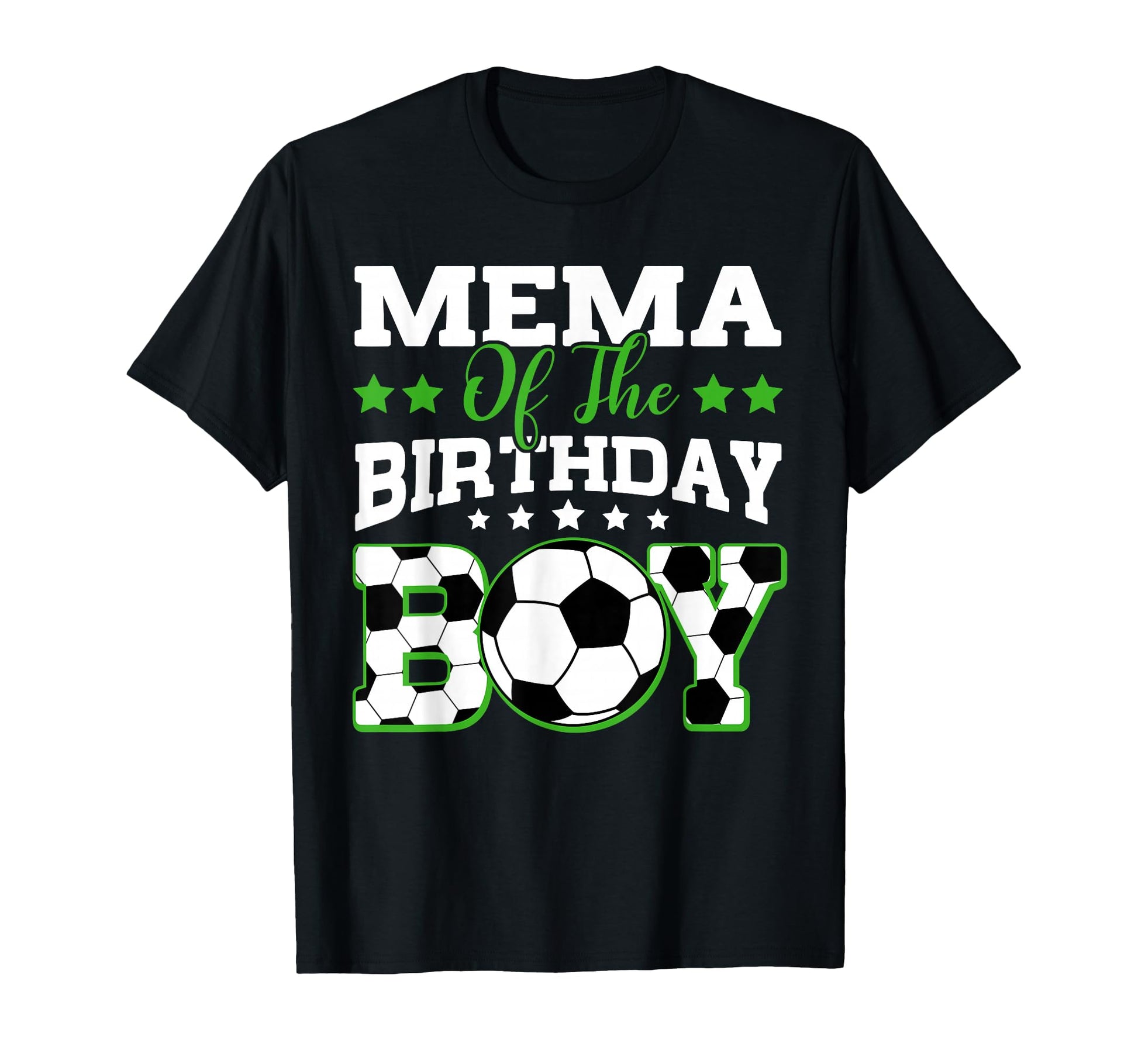 Mema Birthday Soccer Family Matching T-Shirt - Graphic Print Men Women - T-Shirt, Sweatshirt, Hoodie